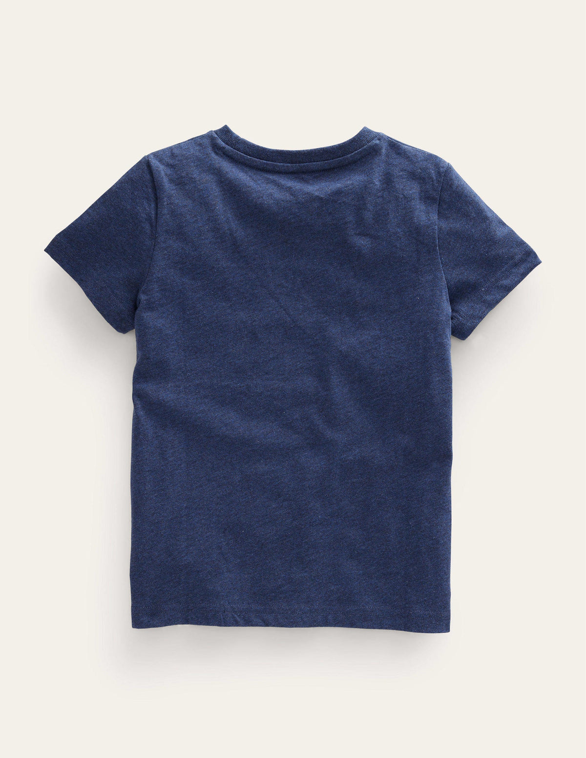 T-shirt imprimé-Bleu marine chiné-2