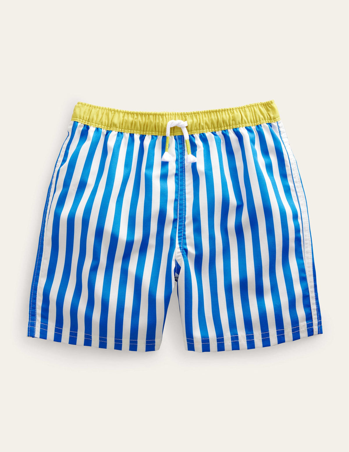 Badeshorts-Blau, Strukturierte Streifen-1