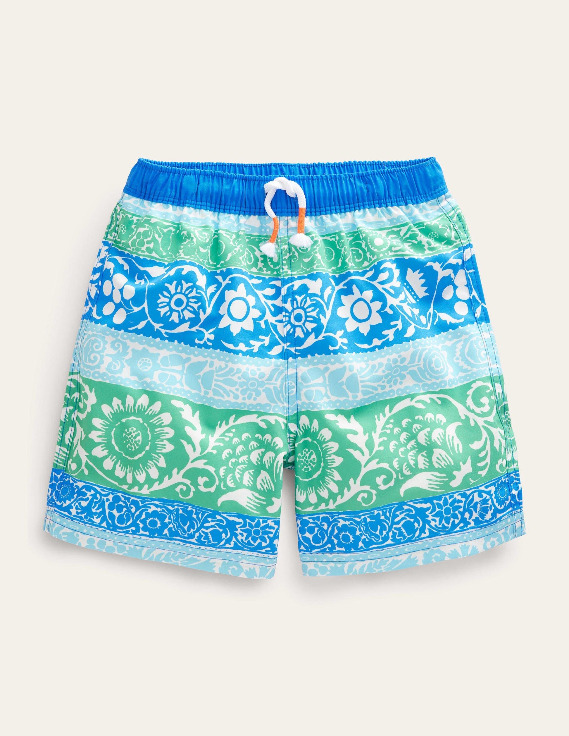 Badeshorts-Bunt, Gestreift-1