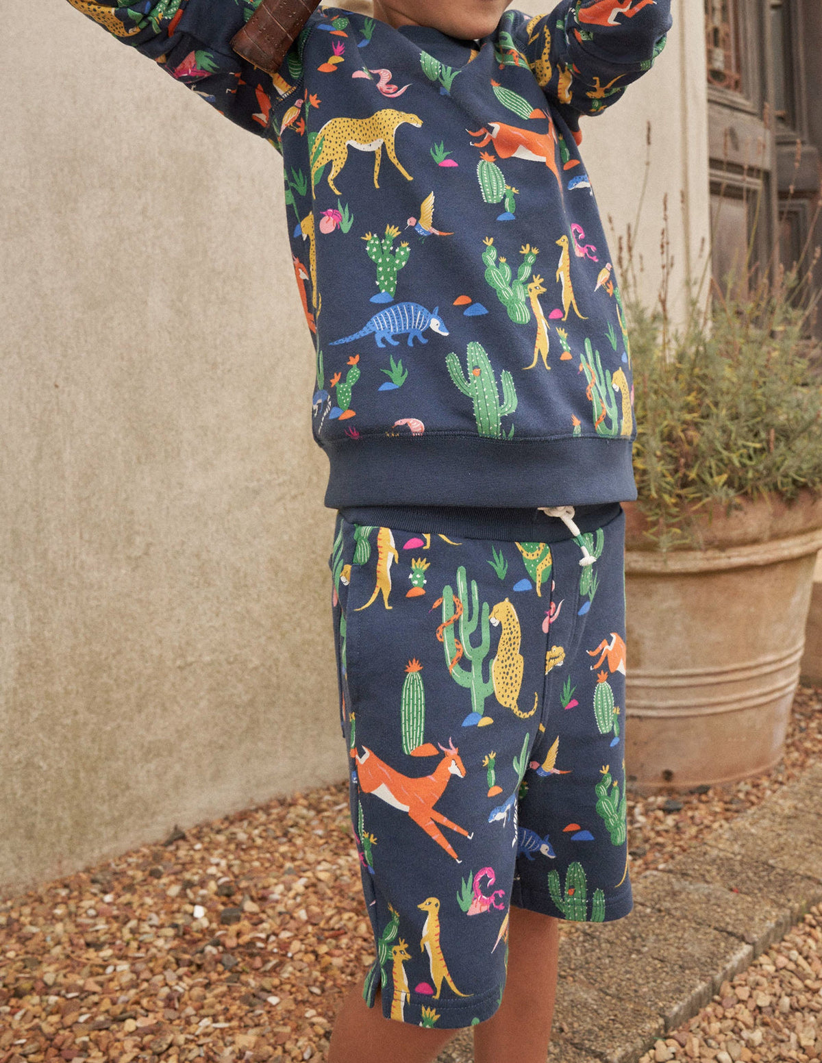 Gemusterte Jerseyshorts-Bunt, Tiere - Image 4