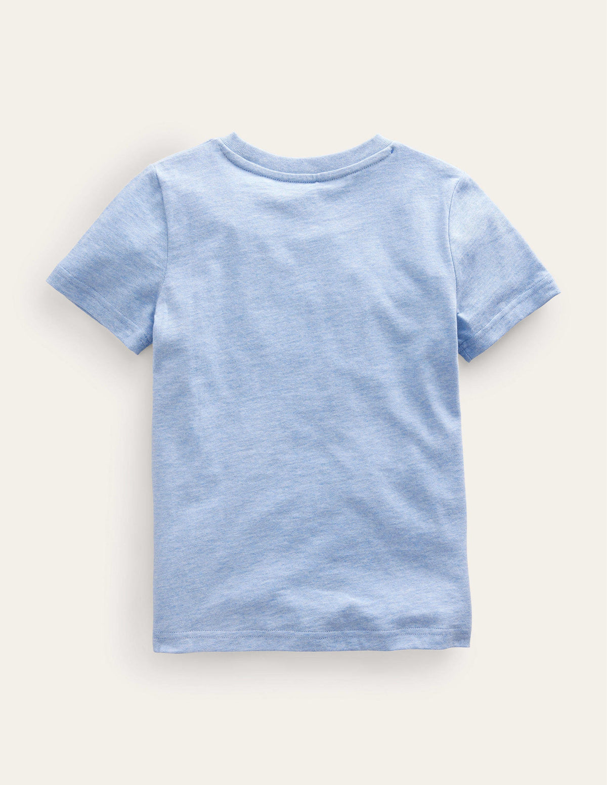 Originelles T-Shirt-Blau Meliert, Obst-2