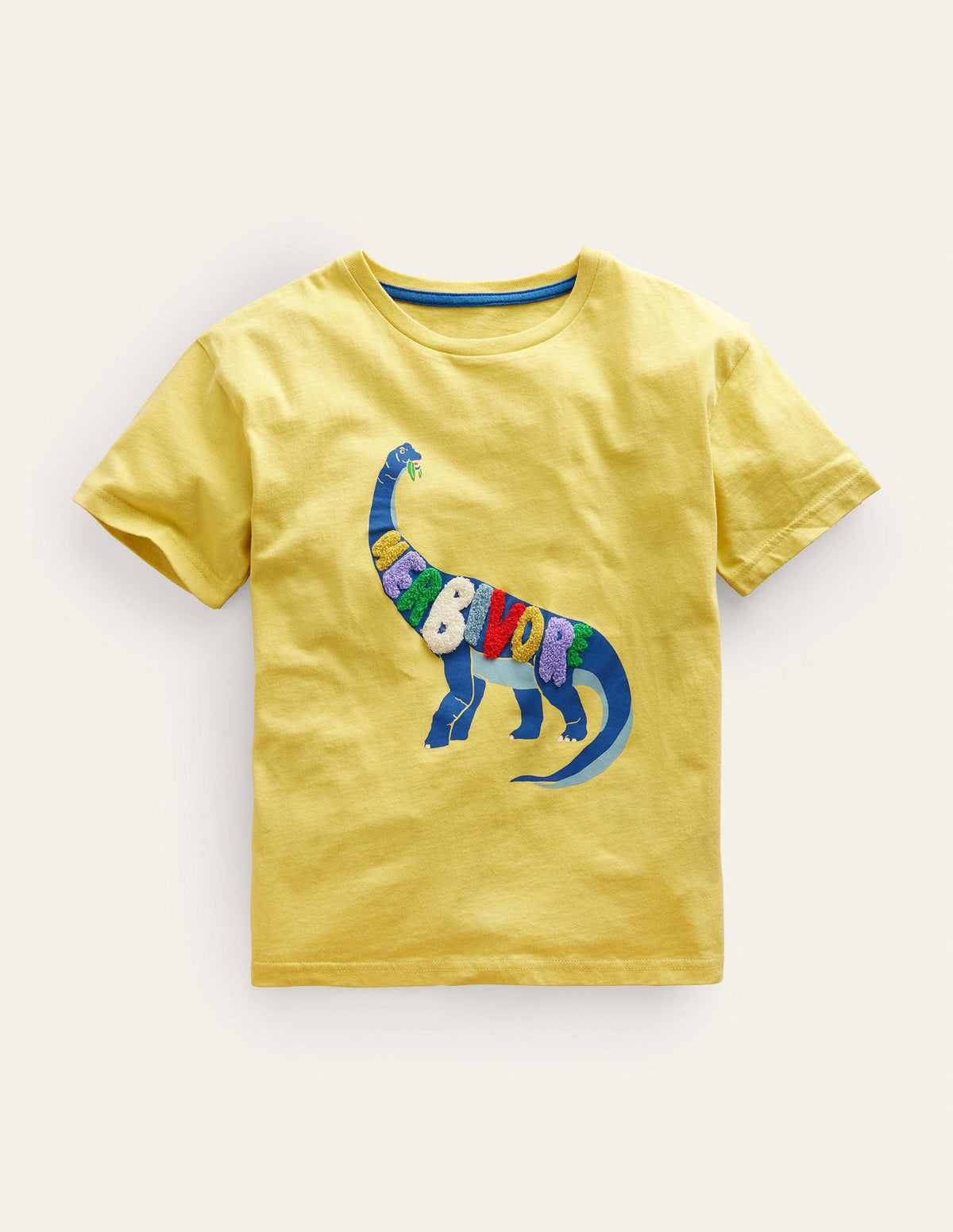 Relaxed Logo T-shirt-Buttercup Yellow Dinosaur - Image 1