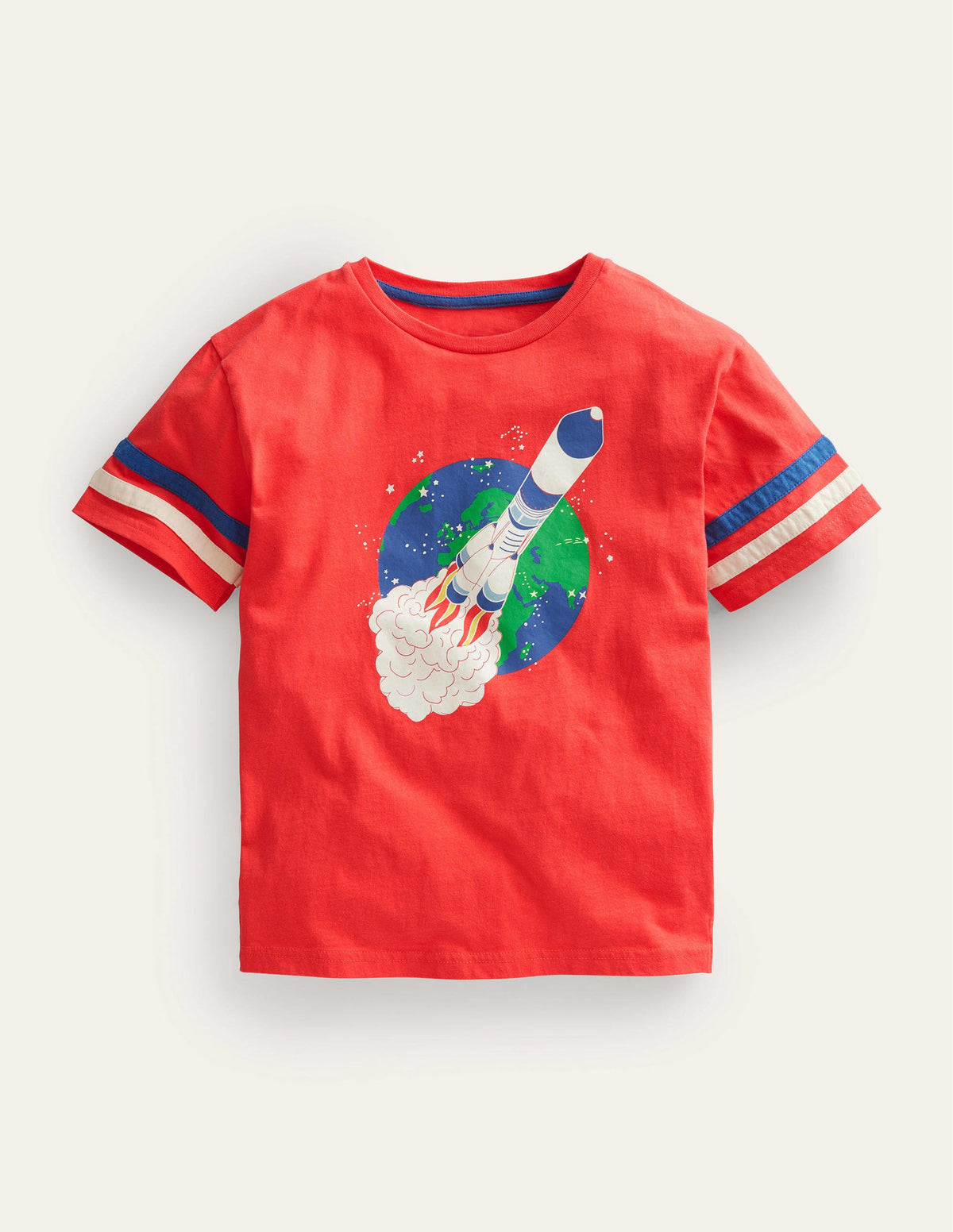Lässiges, sportliches T-Shirt-Marmeladenrot, Rakete-1