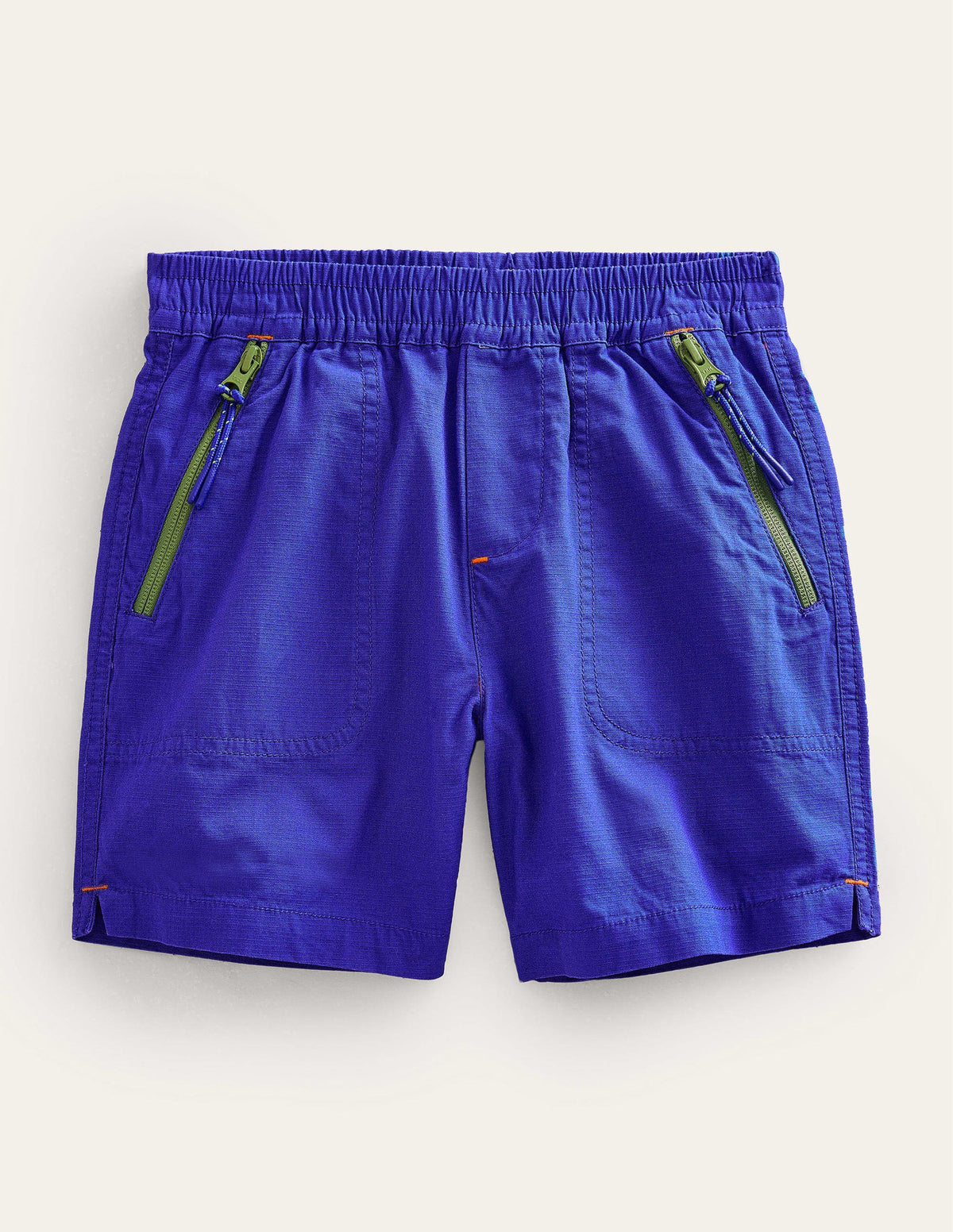 Short utilitaire en coton ripstop-Bleu azurant - Image 1