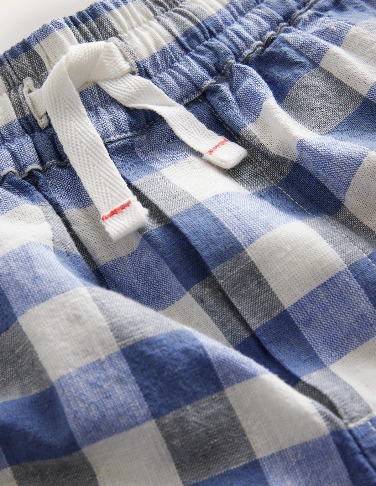 Shorts mit Taschen-Dunkelblau, Vichykaros - Image 3