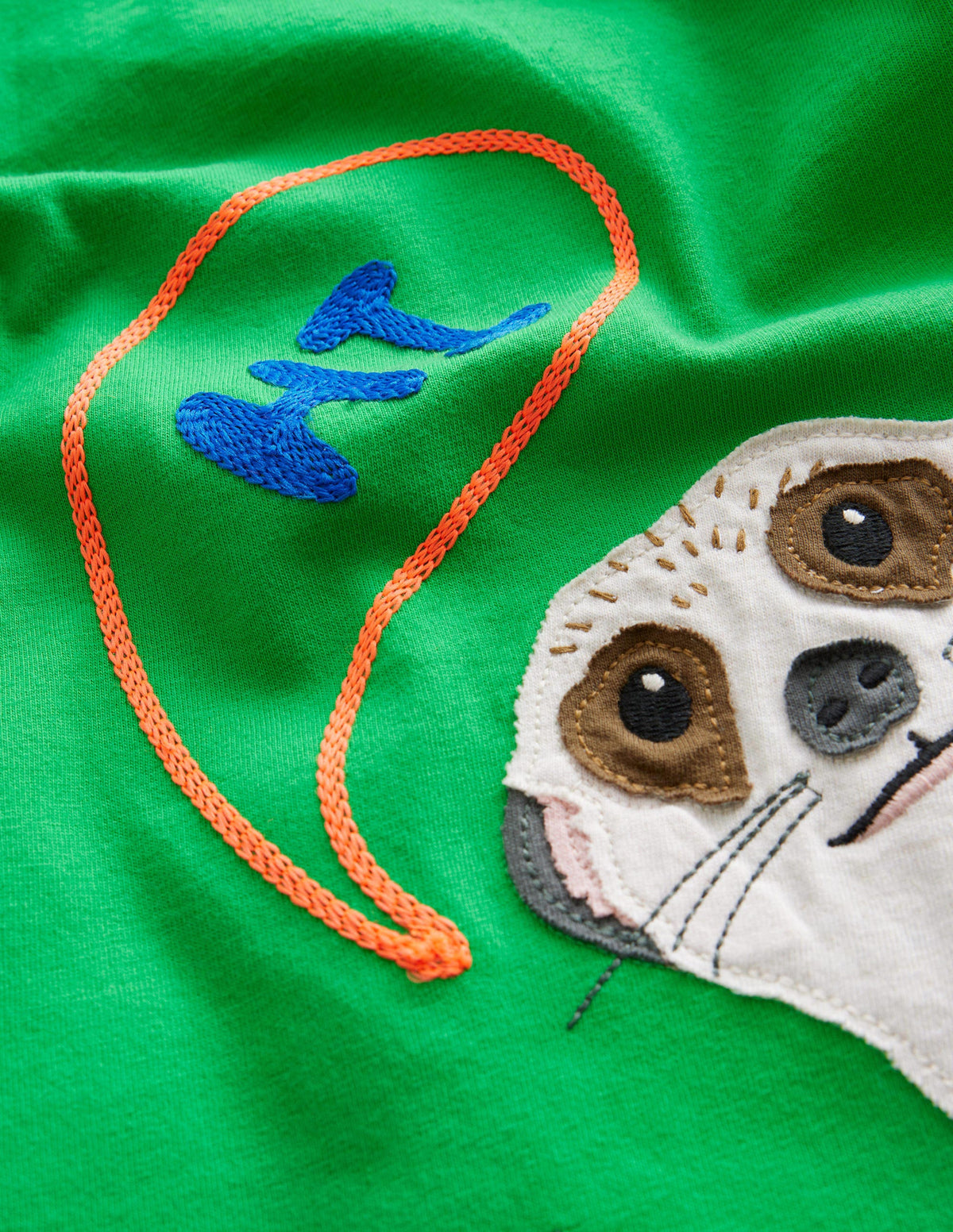 T-shirt à motif recto verso-Suricate vert vif-3