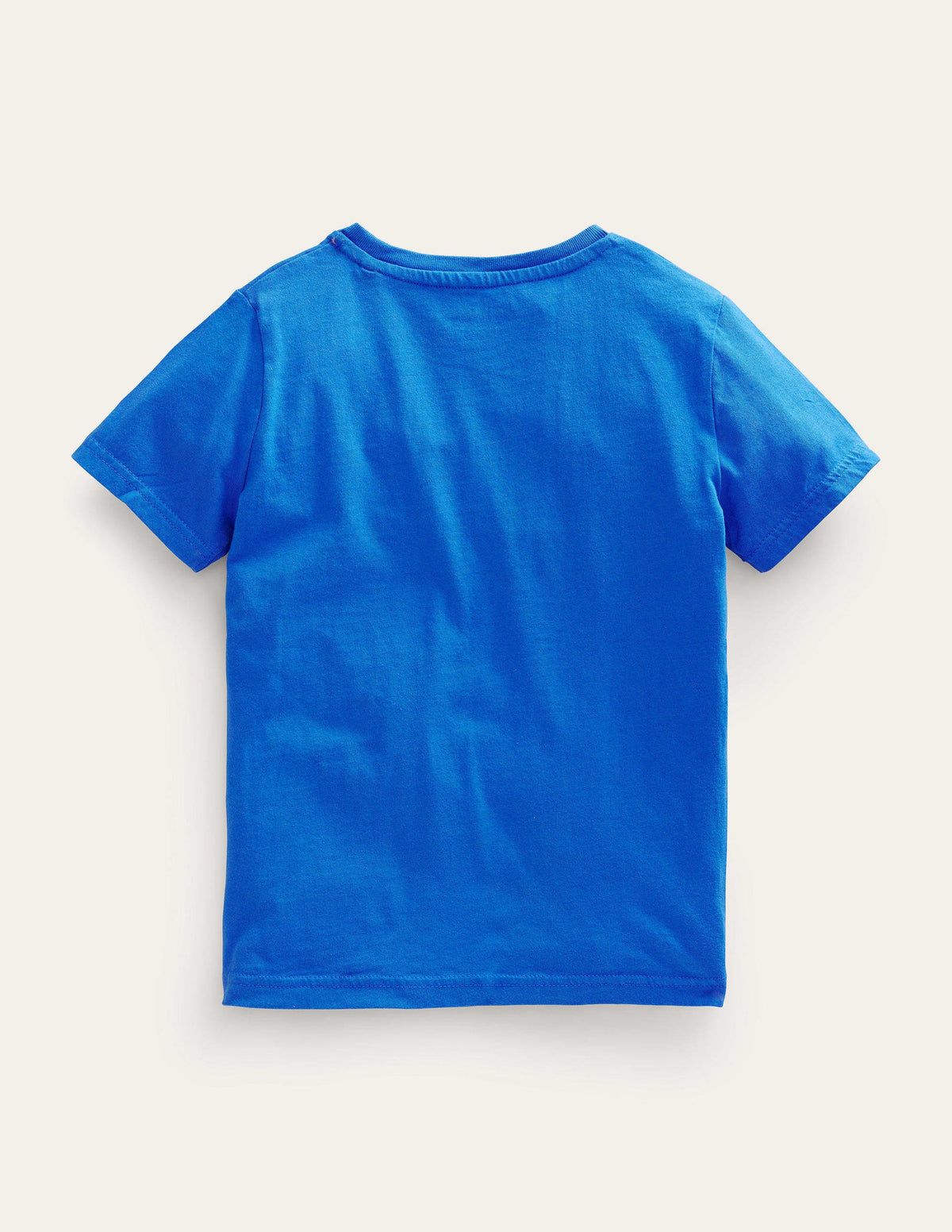 T-shirt à appliqué-Pelleteuse bleu cabanon-2