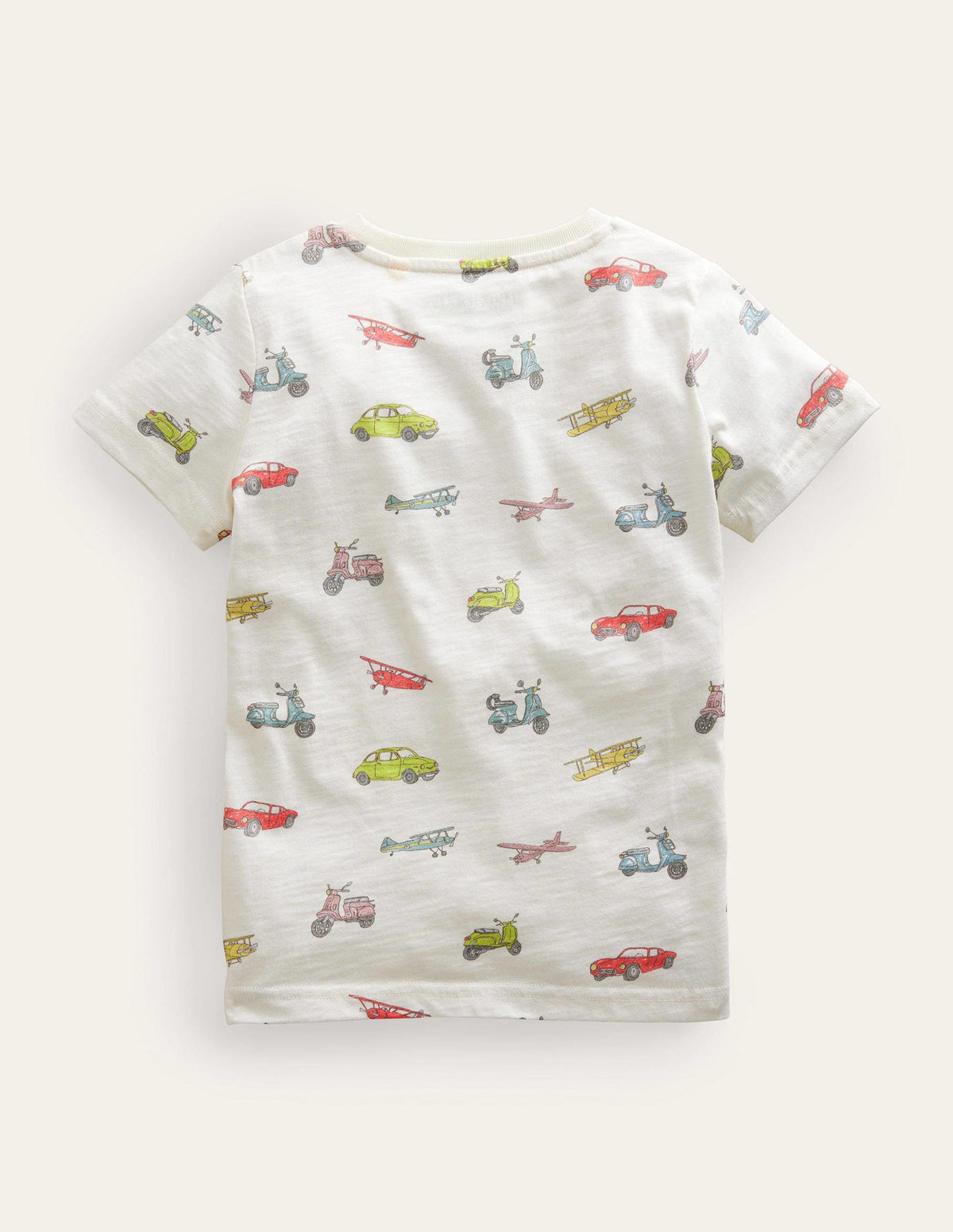 T-Shirt mit durchgehendem Muster-Bunt, Autos - Image 2