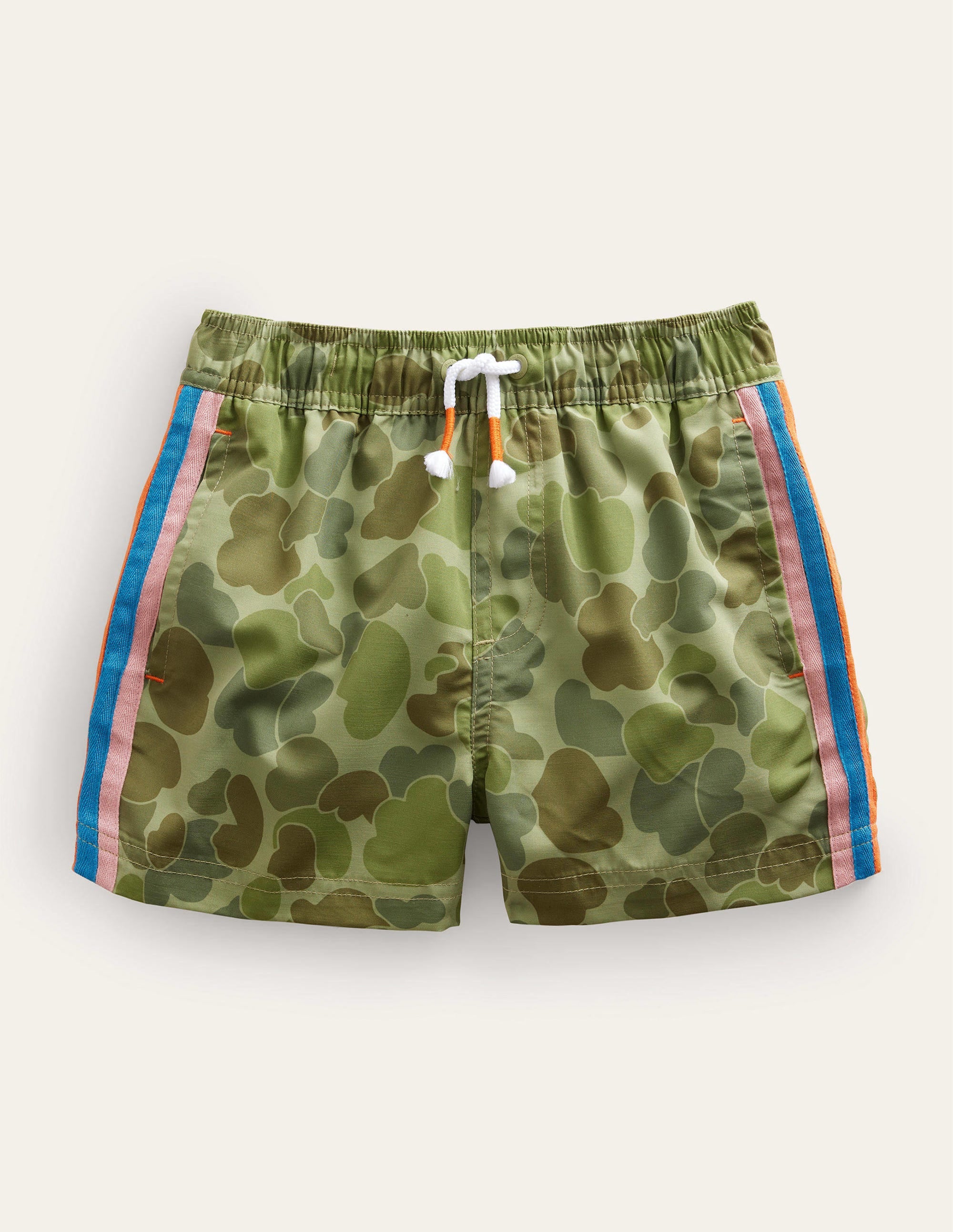 Sporty Stripe Short-Green Bubble Camo - Image 1