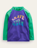 Logo Rash Vest-Bluing