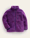 Kuschelige, winddichte Fleecejacke-Prinz-Lila