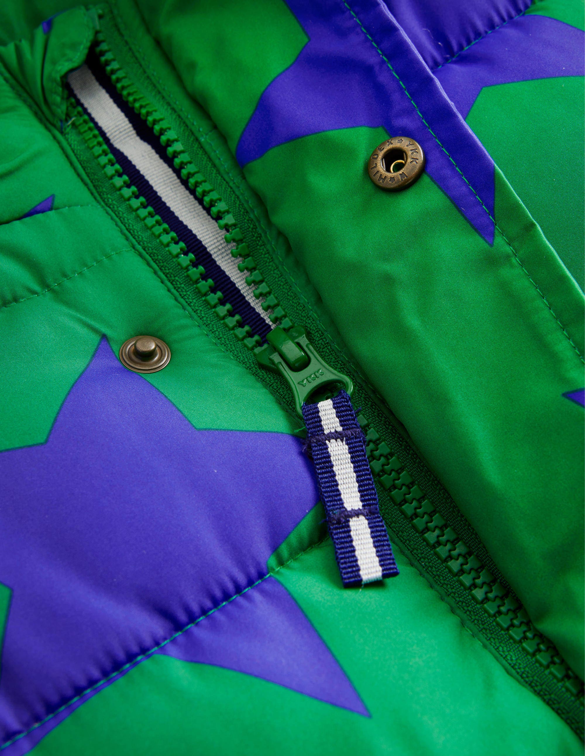 2-in-1 Padded Coat-Deep Green Star - Image 3