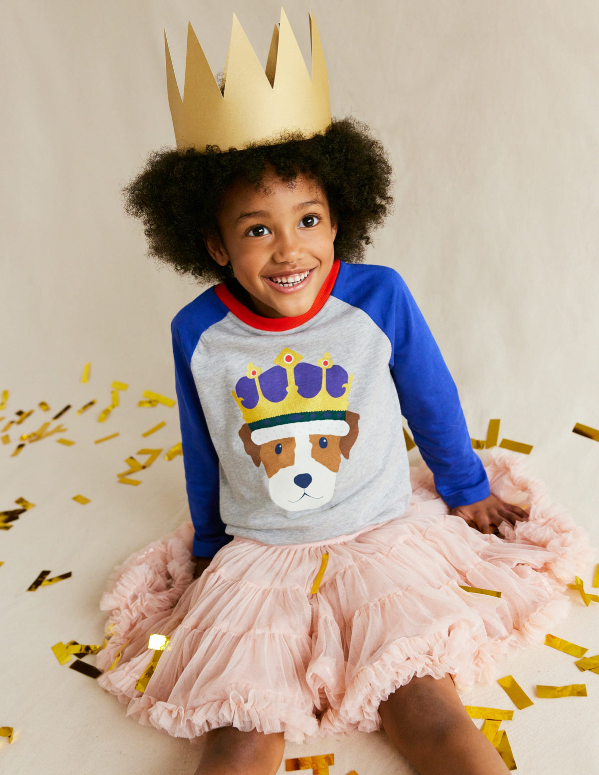Coronation T-shirt-Stahlblau/Grau meliert - Image 5