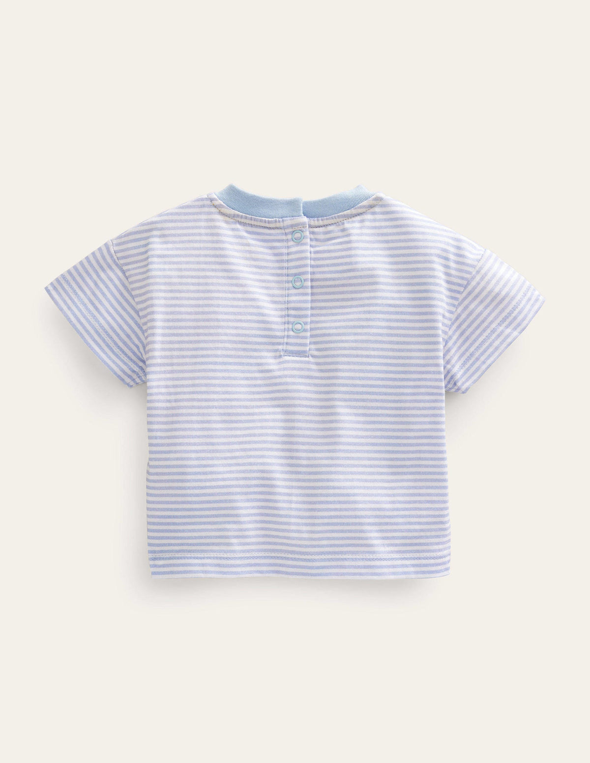 Relaxed T-shirt-Ivory/Blue World-2