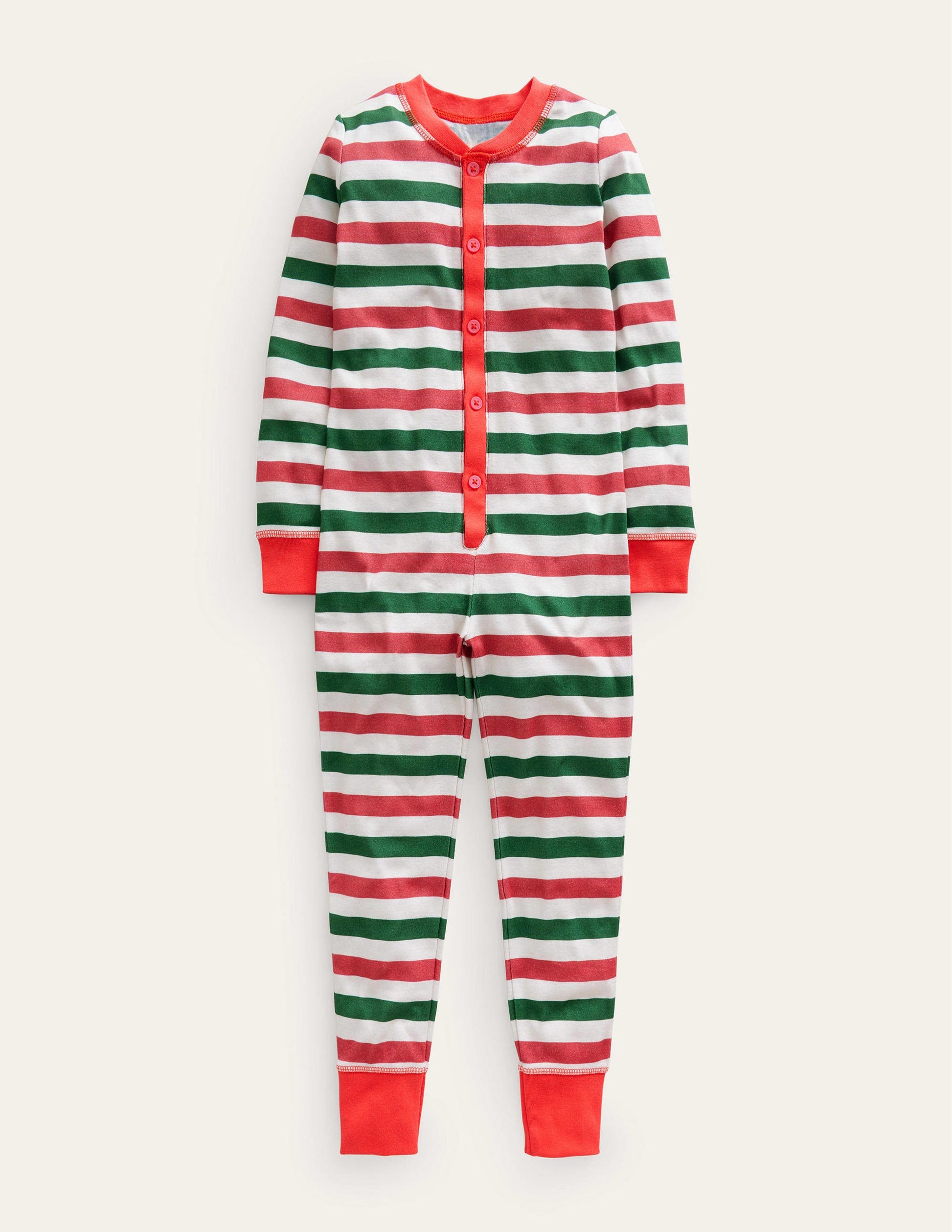 Snug All-In-One Pyjamas-Multi Stripe-1