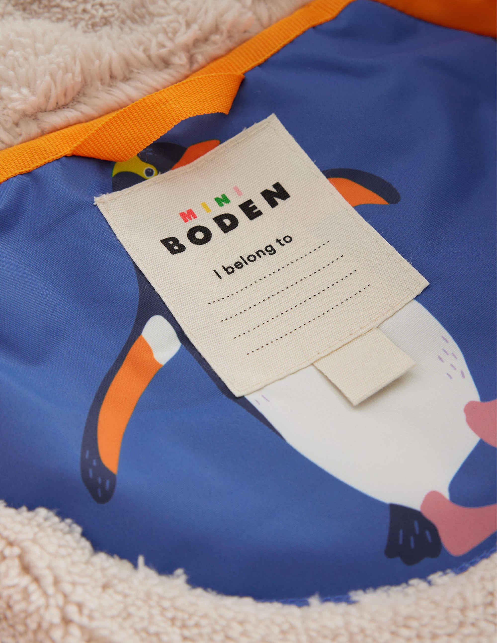 Anorak mit Sherpa-Futter-Pinguin-Druck - Image 4