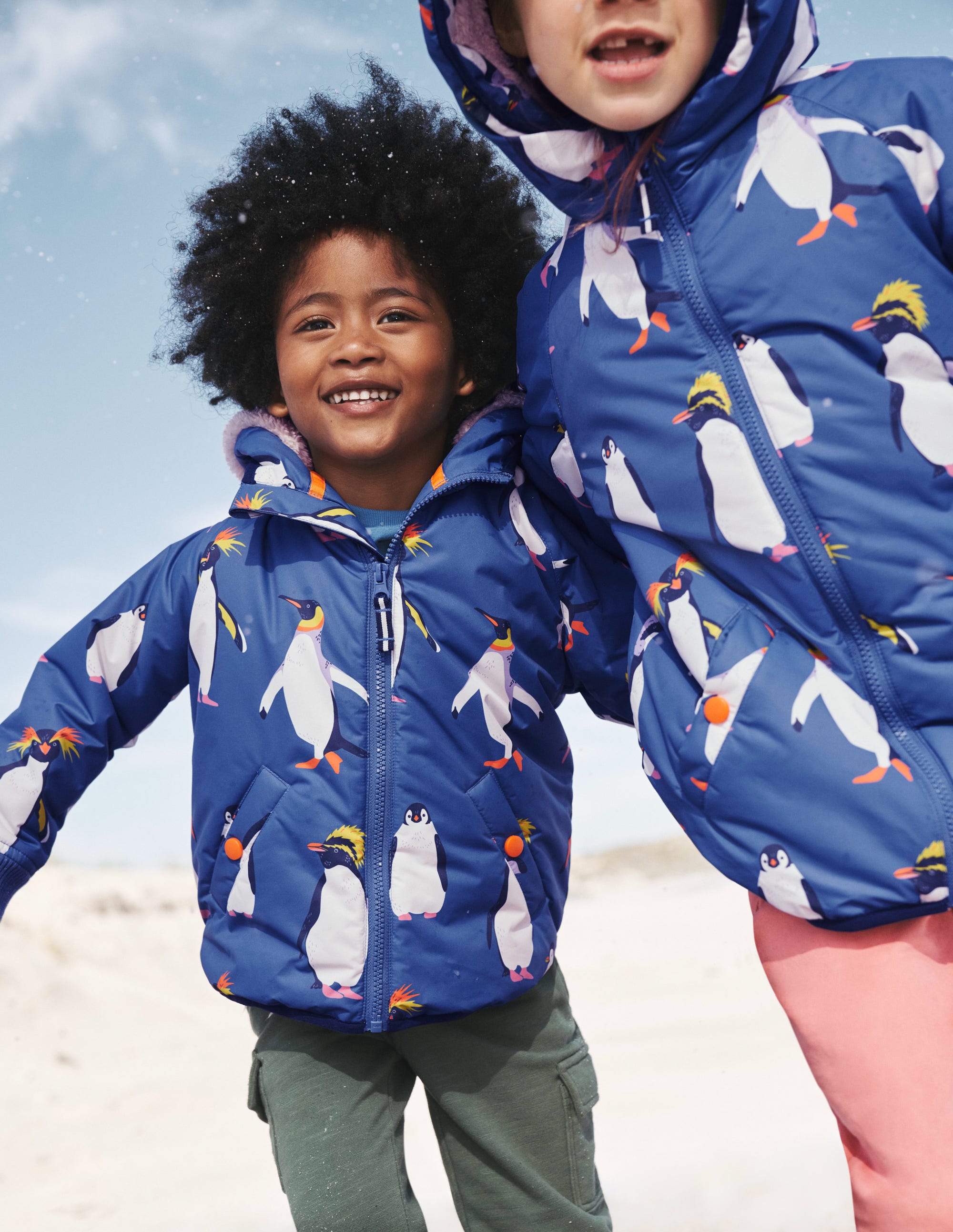 Anorak mit Sherpa-Futter-Pinguin-Druck - Image 5
