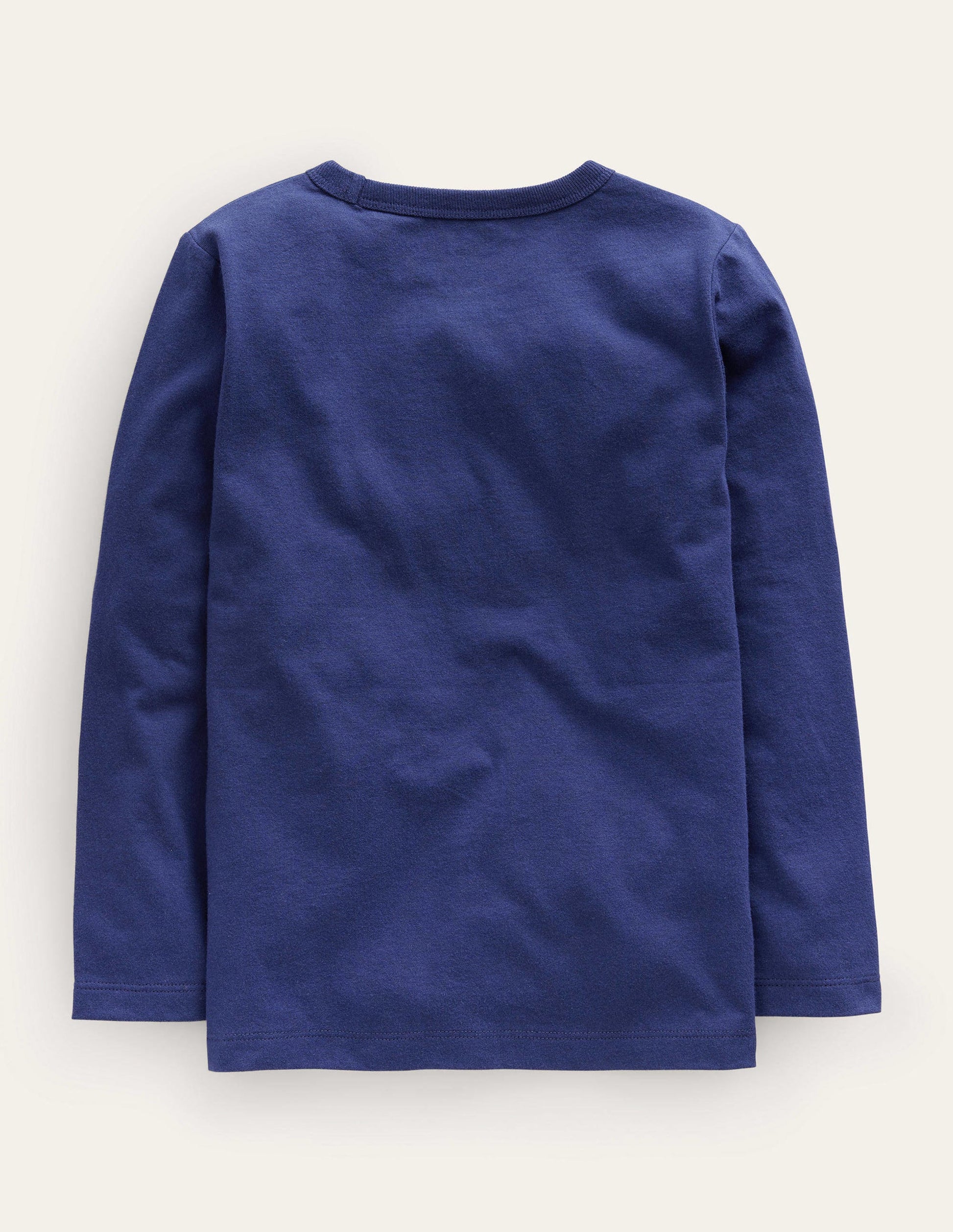 T-shirt avec logo fusée-Bleu marine universitaire-2