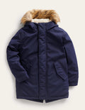 Authentischer Parka-Marineblau