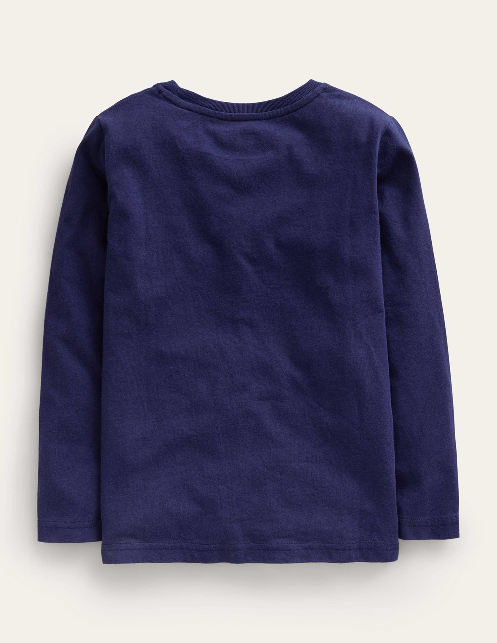 T-Shirt mit Musikinstrumenten-Schuluniform-Marineblau Musik - Image 2