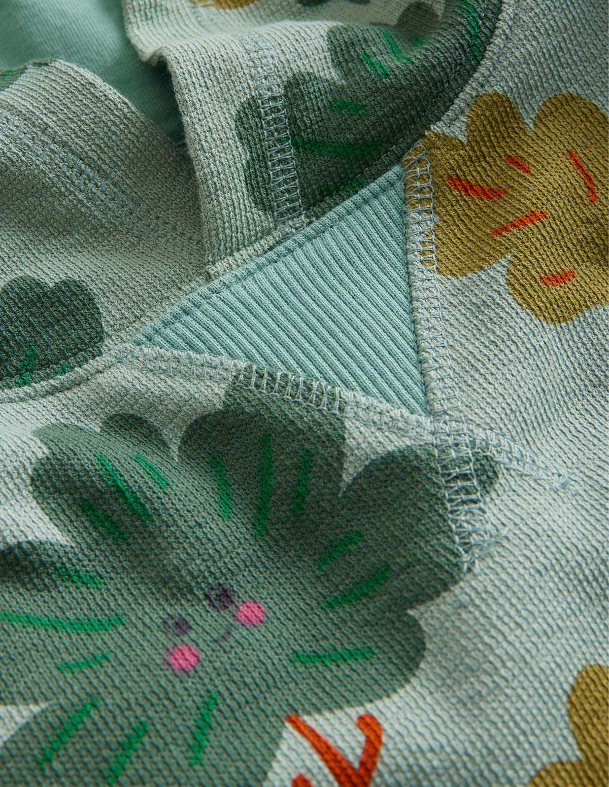 Hoodie mit Druck-Grün Bäume - Image 3