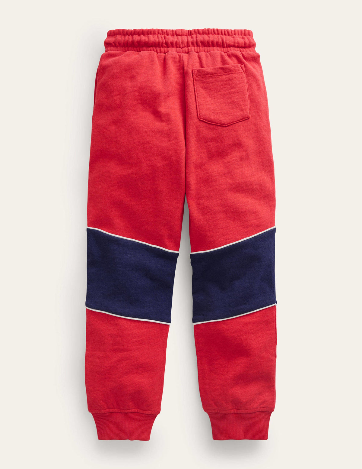 Schmal geschnittene, sportliche Jogginghose-Rockabilly-Rot - Image 2
