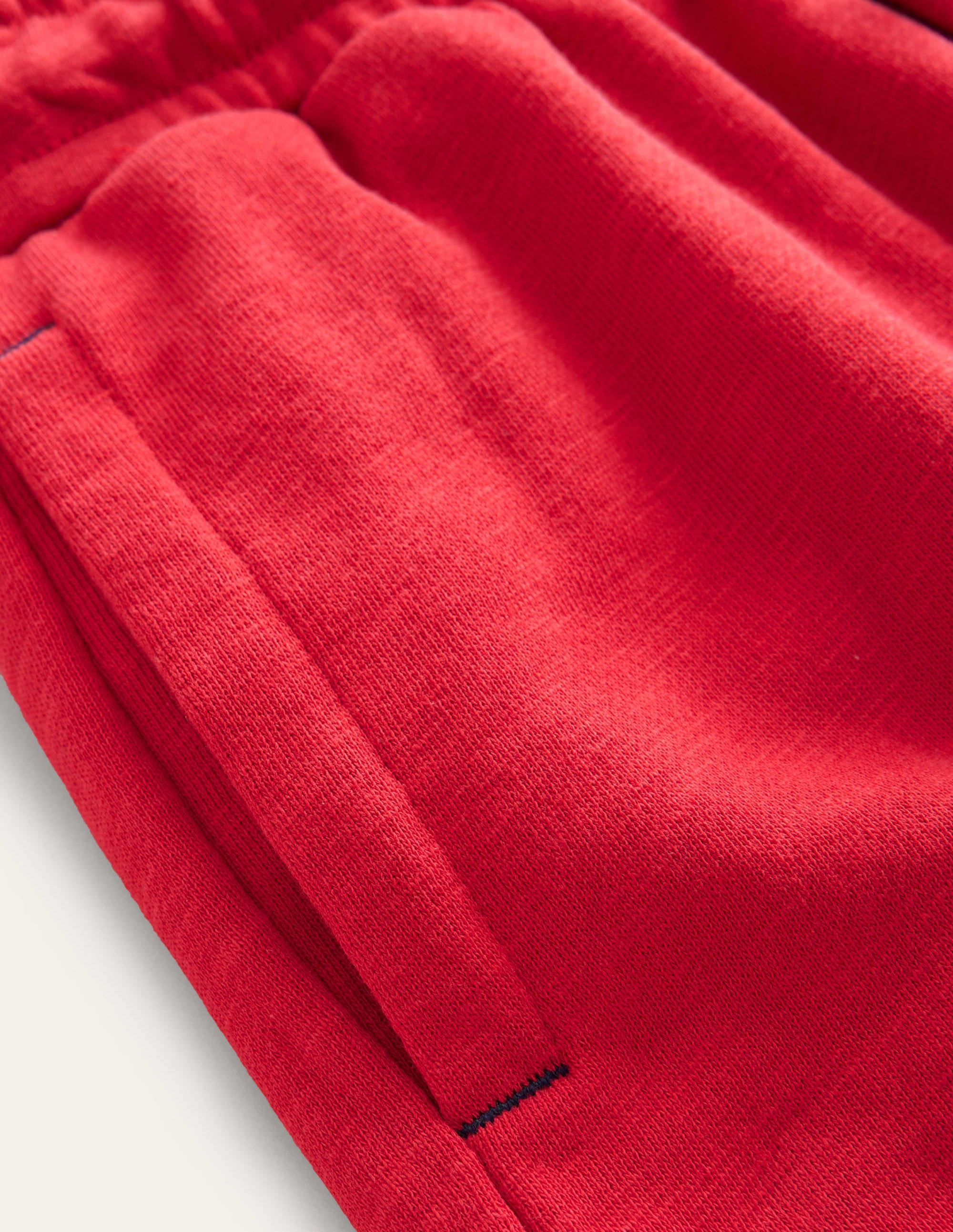 Schmal geschnittene, sportliche Jogginghose-Rockabilly-Rot - Image 3