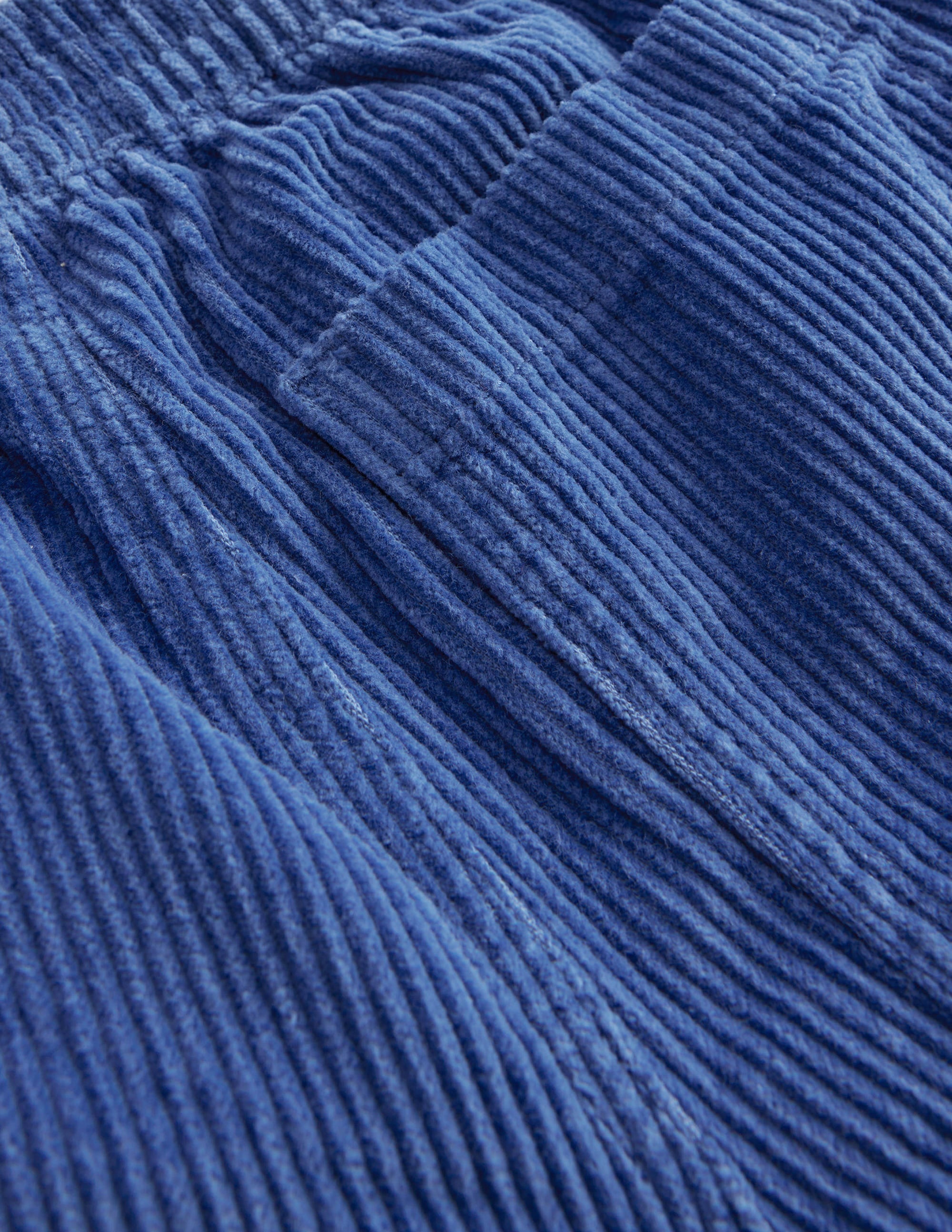 Chunky Pull-on Cord Trousers-Delft Blue - Image 3