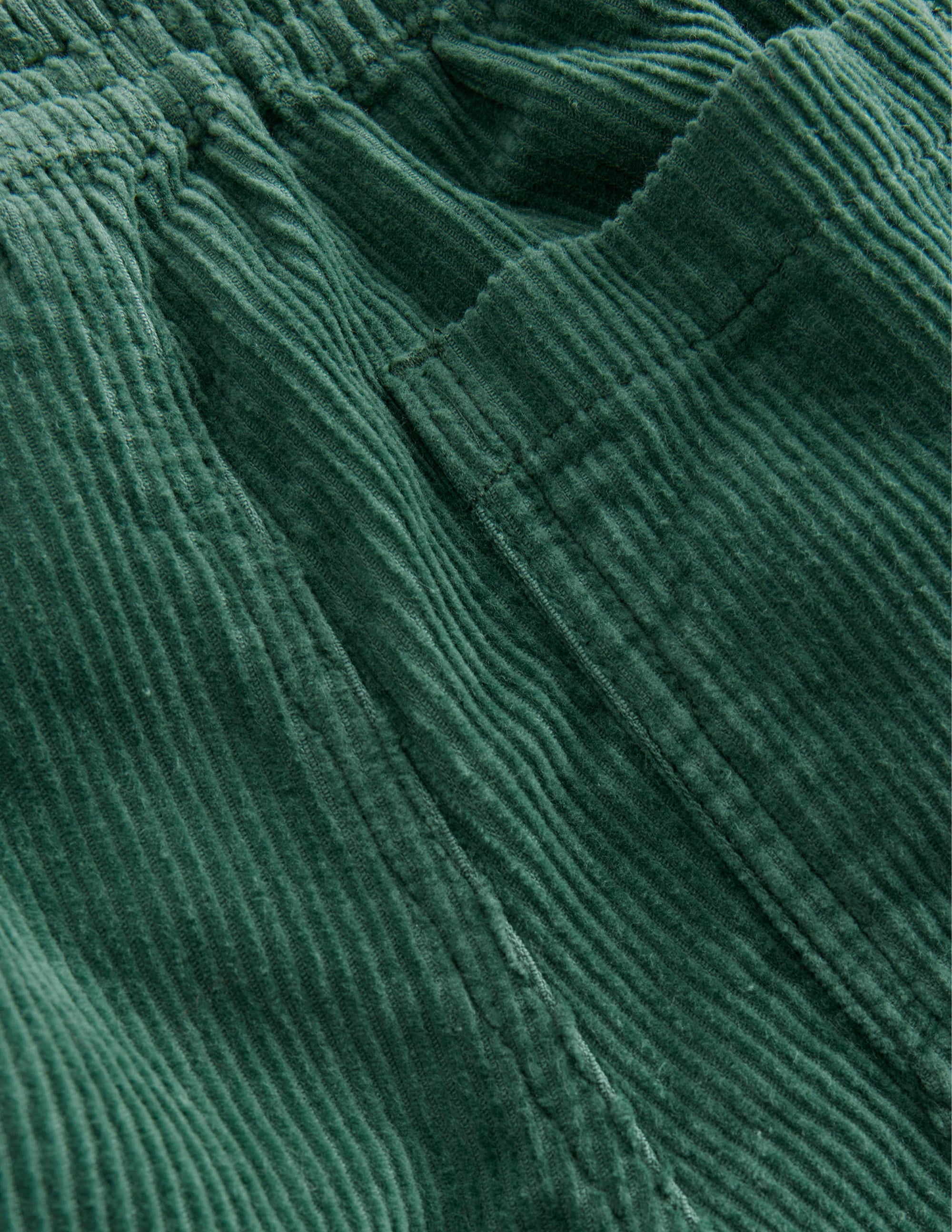 Chunky Pull-on Cord Trousers-Monster Green - Image 3