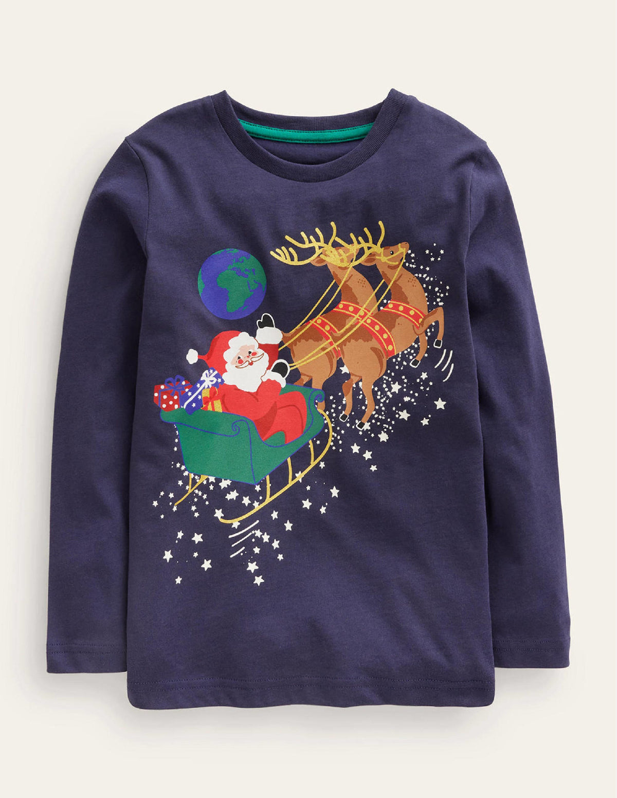 Sleigh T-shirt-French Navy - Image 1