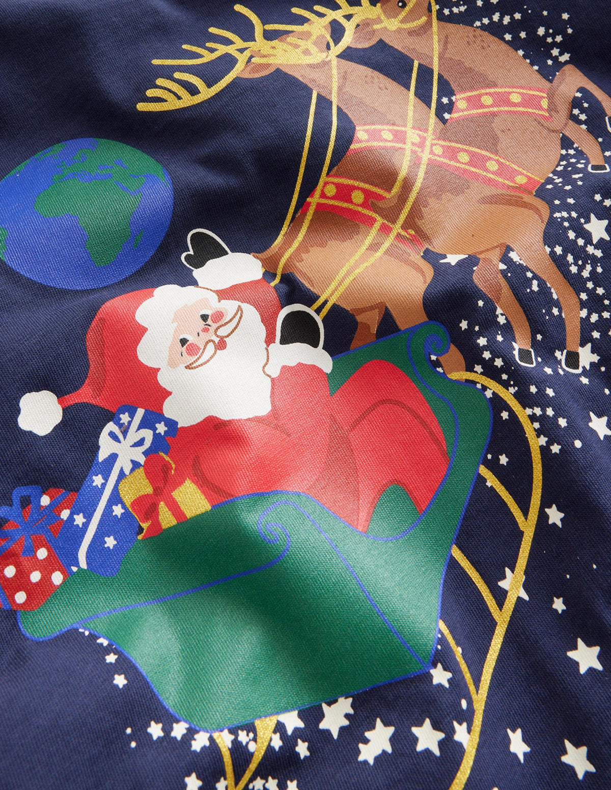 Sleigh T-shirt-French Navy - Image 3