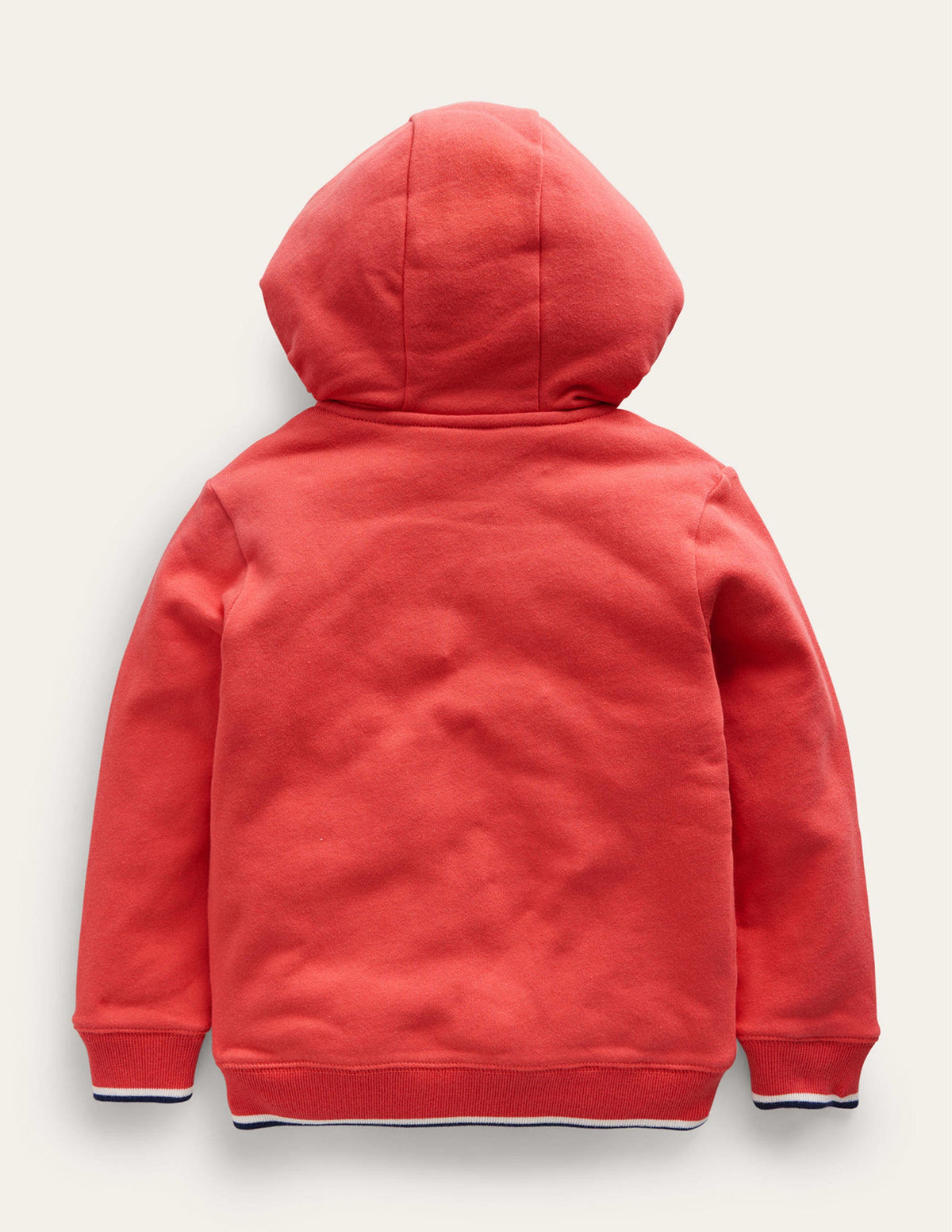 Kapuzenpulli mit Zottelfutter und Druck-Marmeladenrot-2