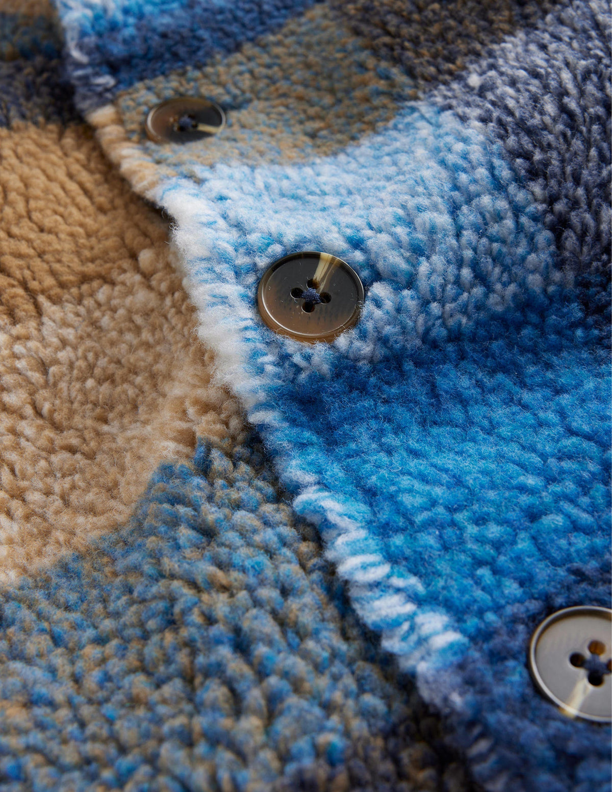 Ultimativ kuschelige Borg-Jacke-Buntes Karomuster-3
