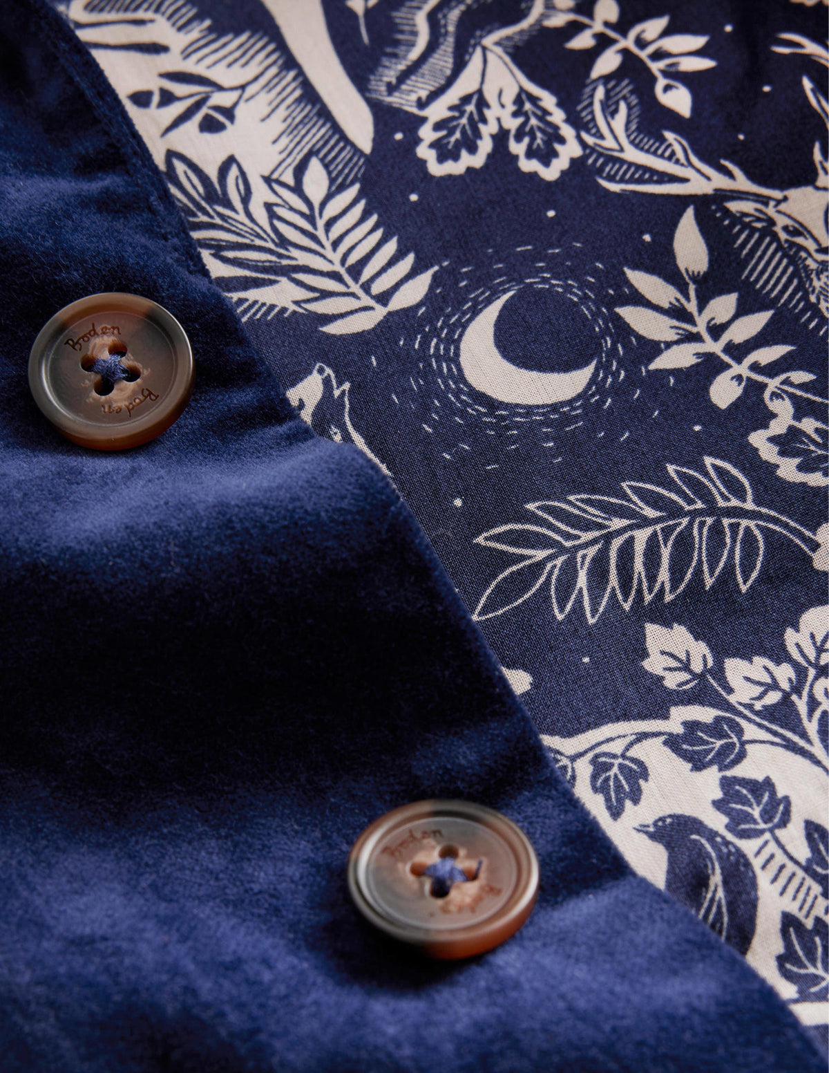 Party-Blazer aus Samt-Blau-3