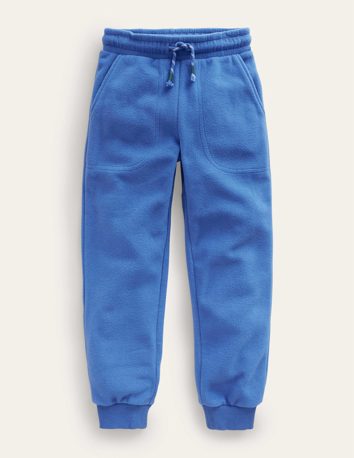 Bas de jogging en polaire-Bleu de Delft-1