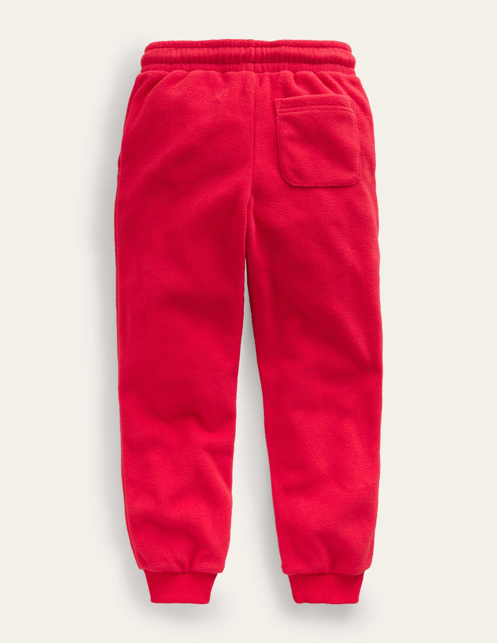 Bas de jogging en polaire-Rouge rockabilly-2
