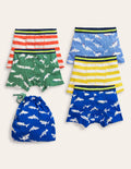 Boxershorts im 5er-Pack-Bunt Haie