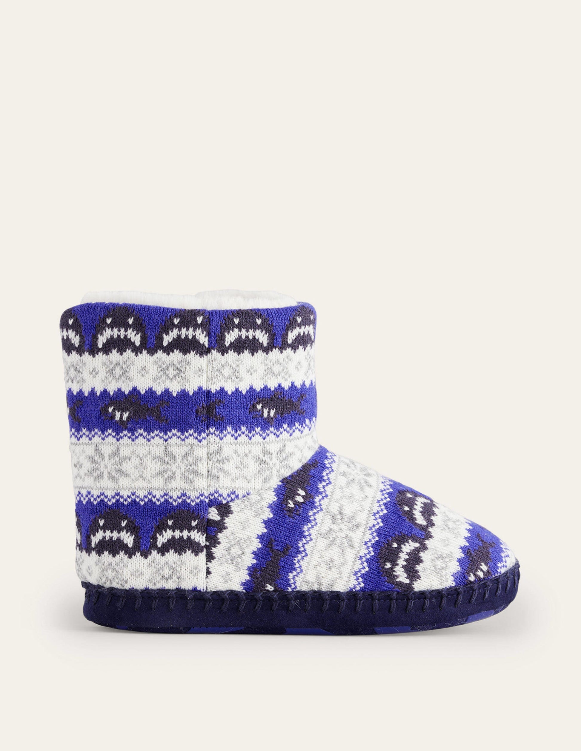 Slipper Boots-Blue Shark-1