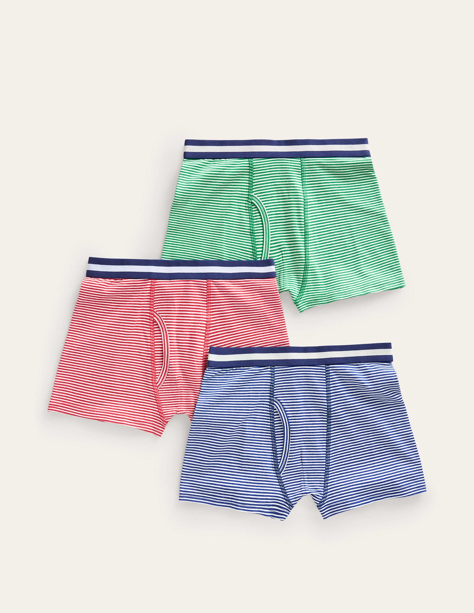 Boxershorts im 3er-Pack-Bunt Feine Streifen - Image 1