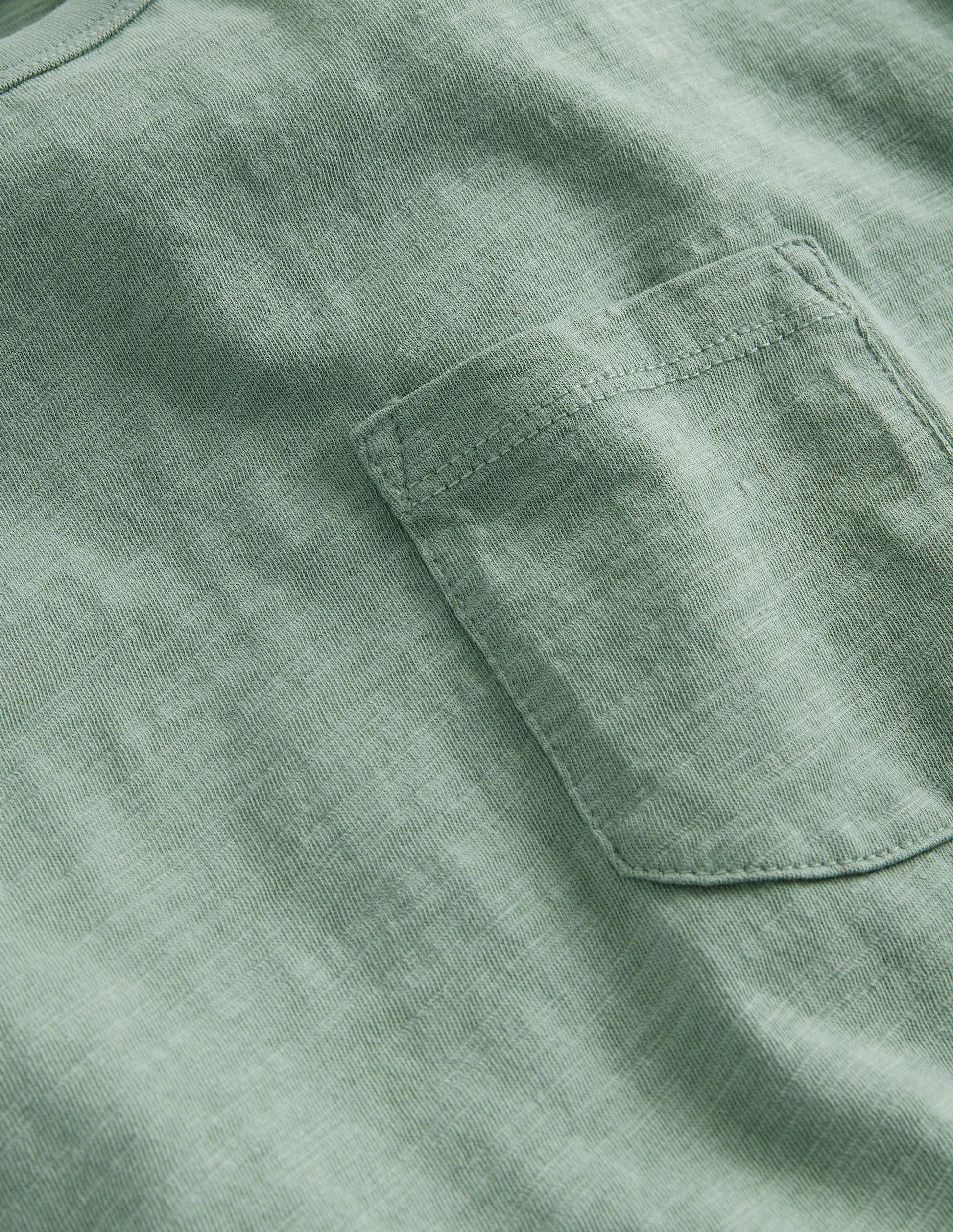 Langärmliges T-Shirt im Lagenlook-Rauchgrün-3