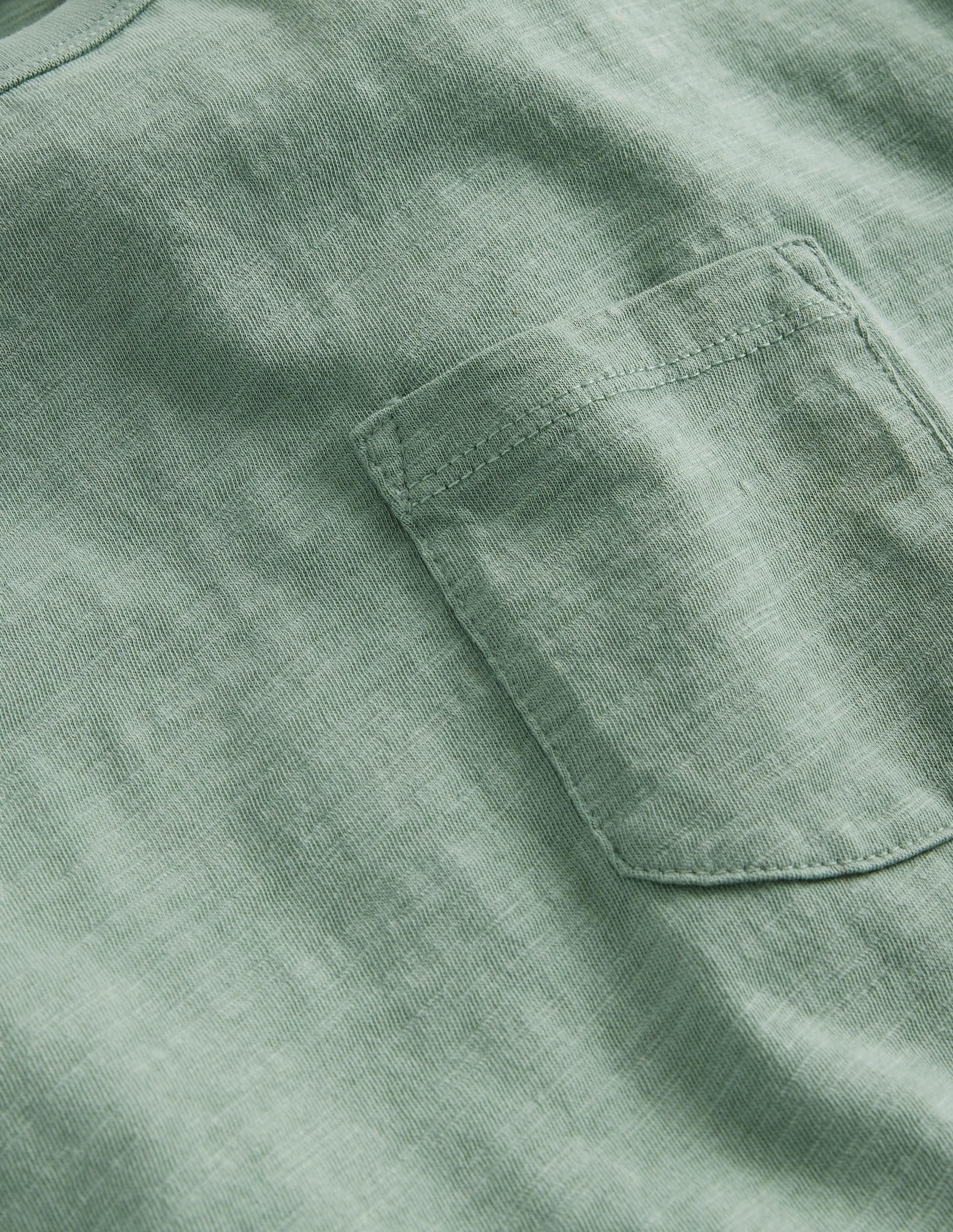 Langärmliges T-Shirt im Lagenlook-Rauchgrün - Image 3