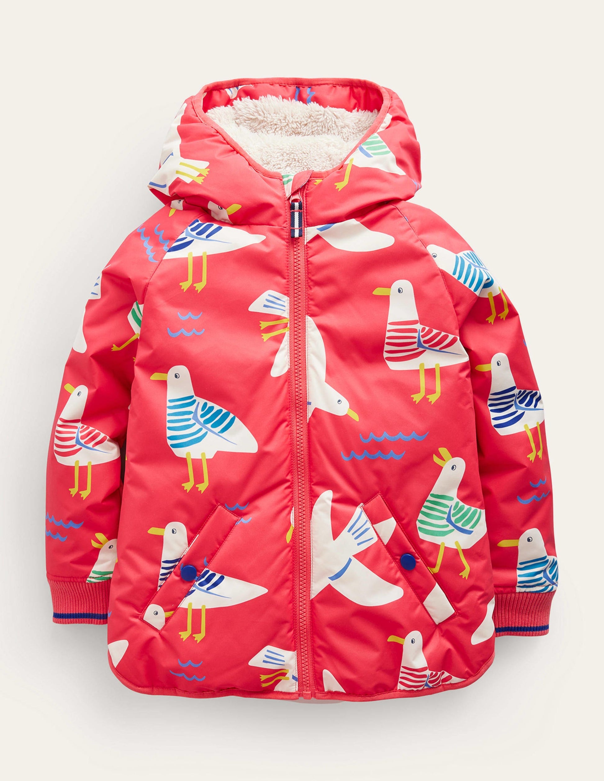 Anorak mit Sherpa-Futter-Cayenne Möwen-1