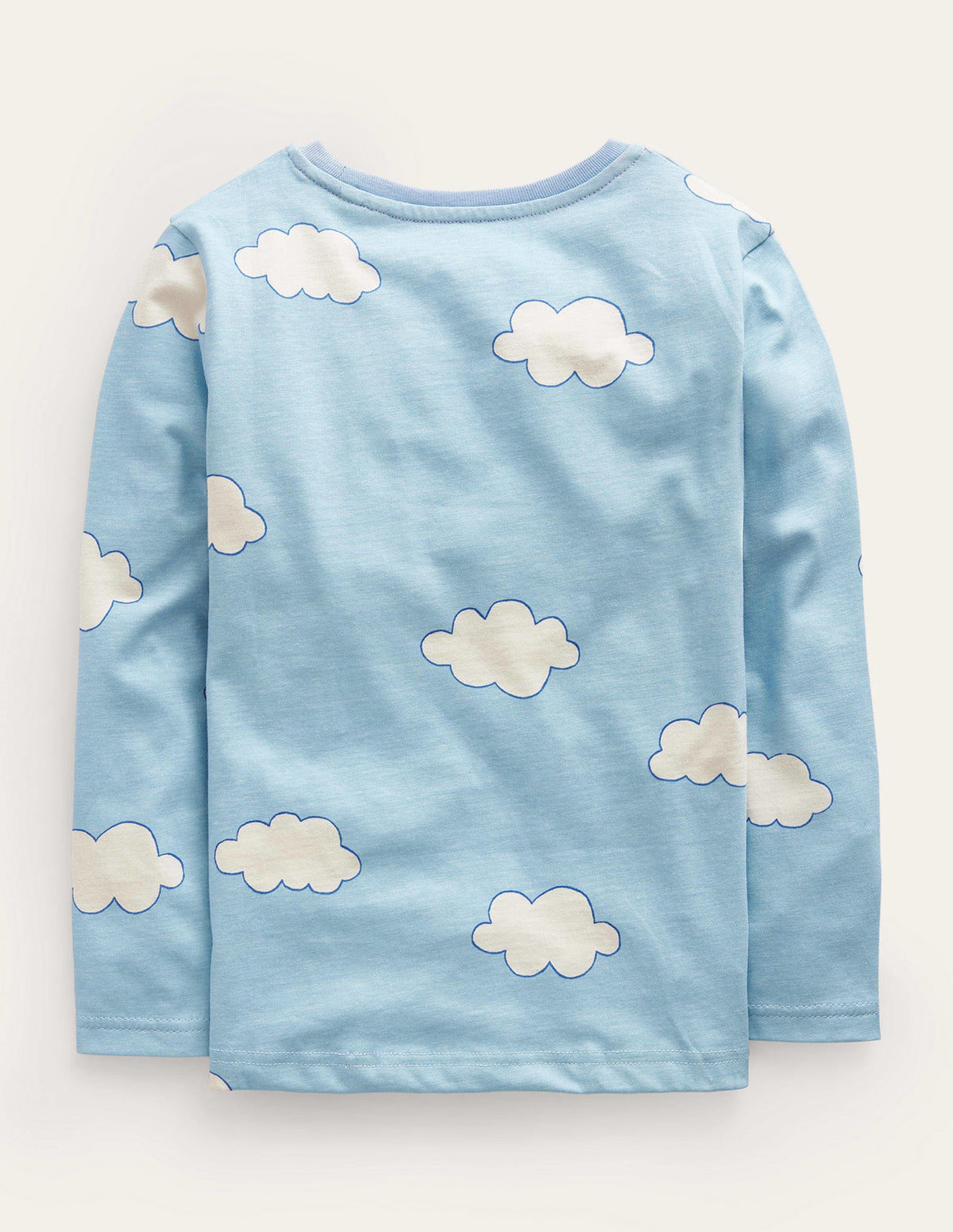 Oberteil mit Wolken-Logo-„Free as a Bird“-Logo-2