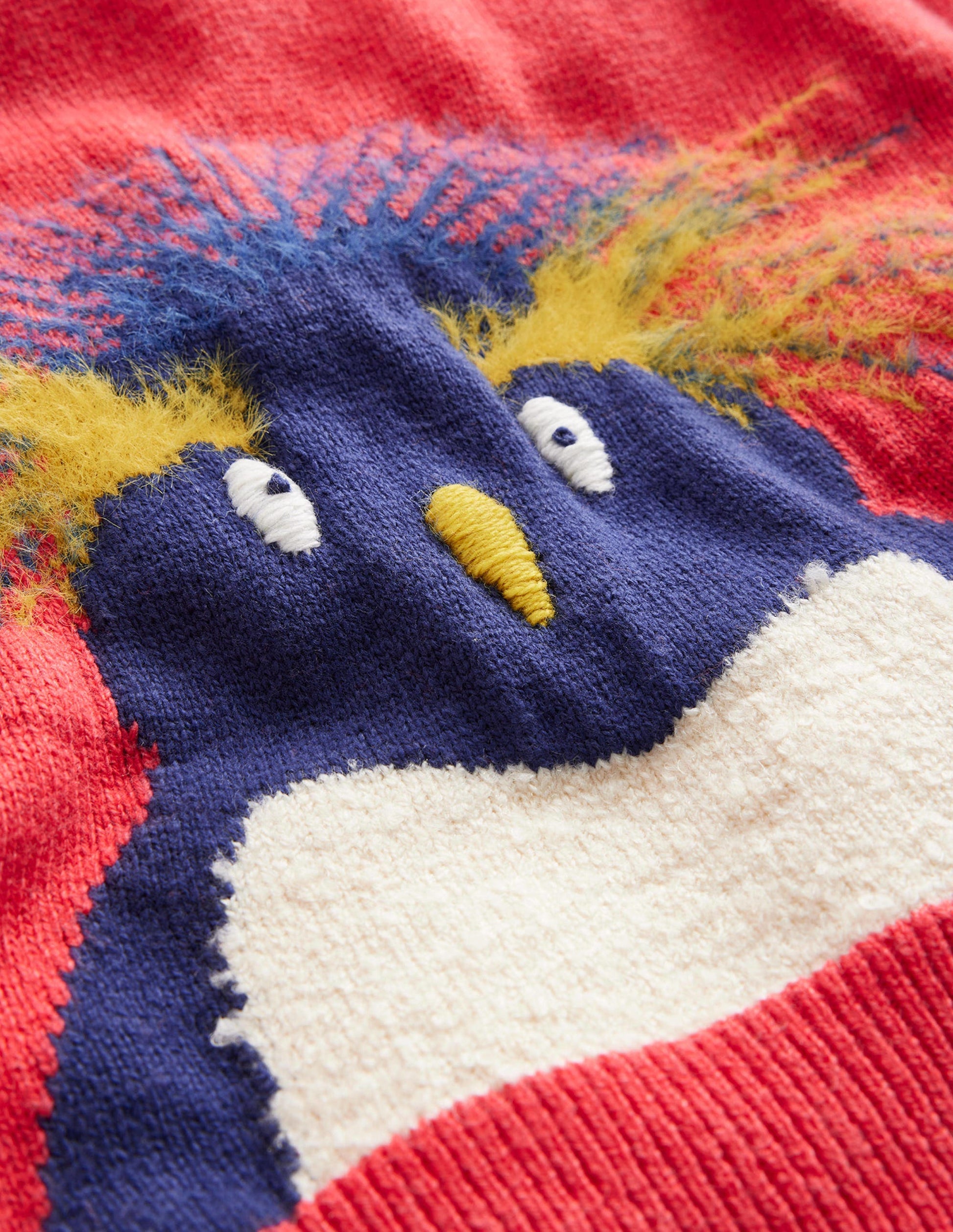 Pull fun et cosy-Pingouin rouge confiture-3