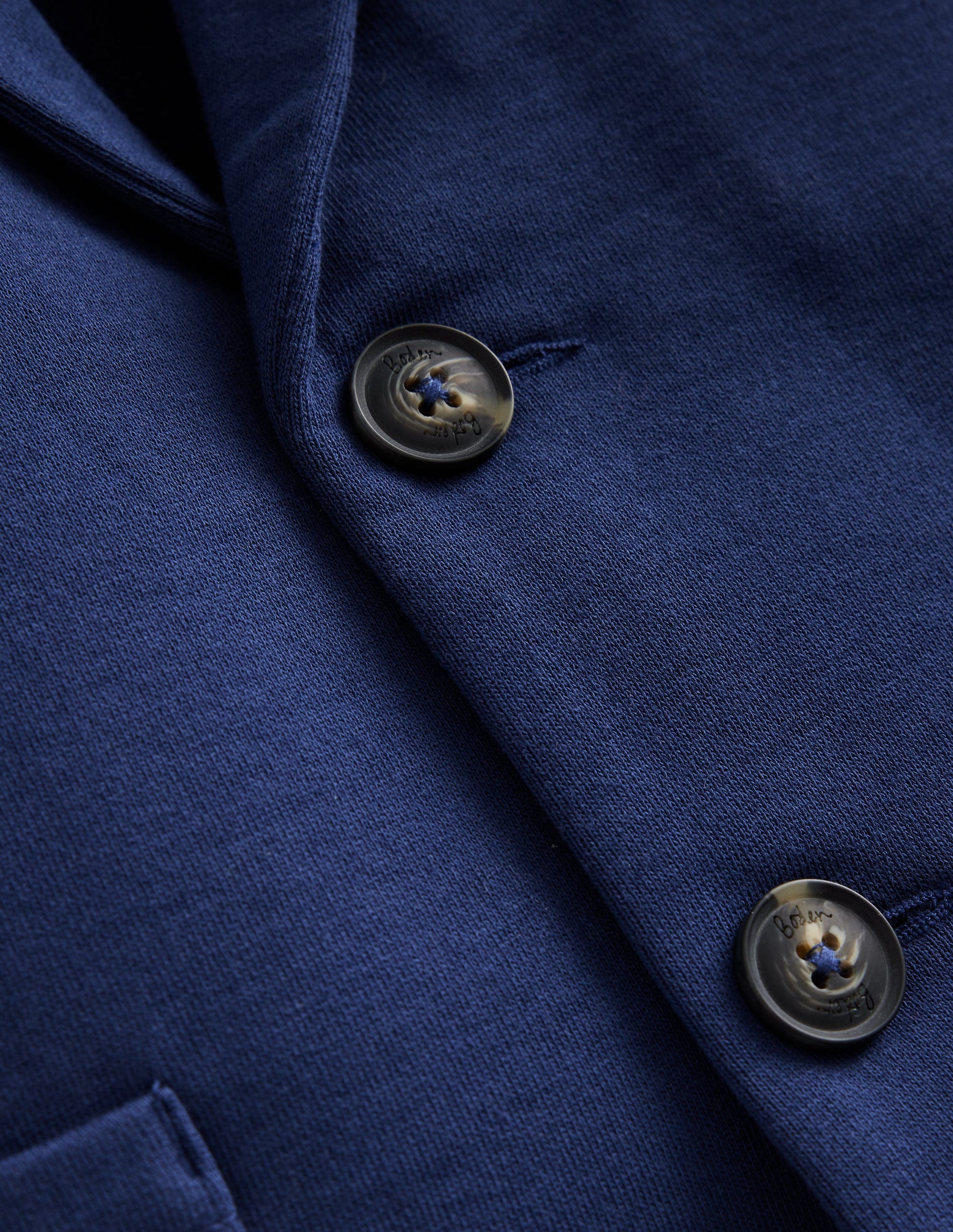 Blazer en jersey-Bleu marine universitaire-3