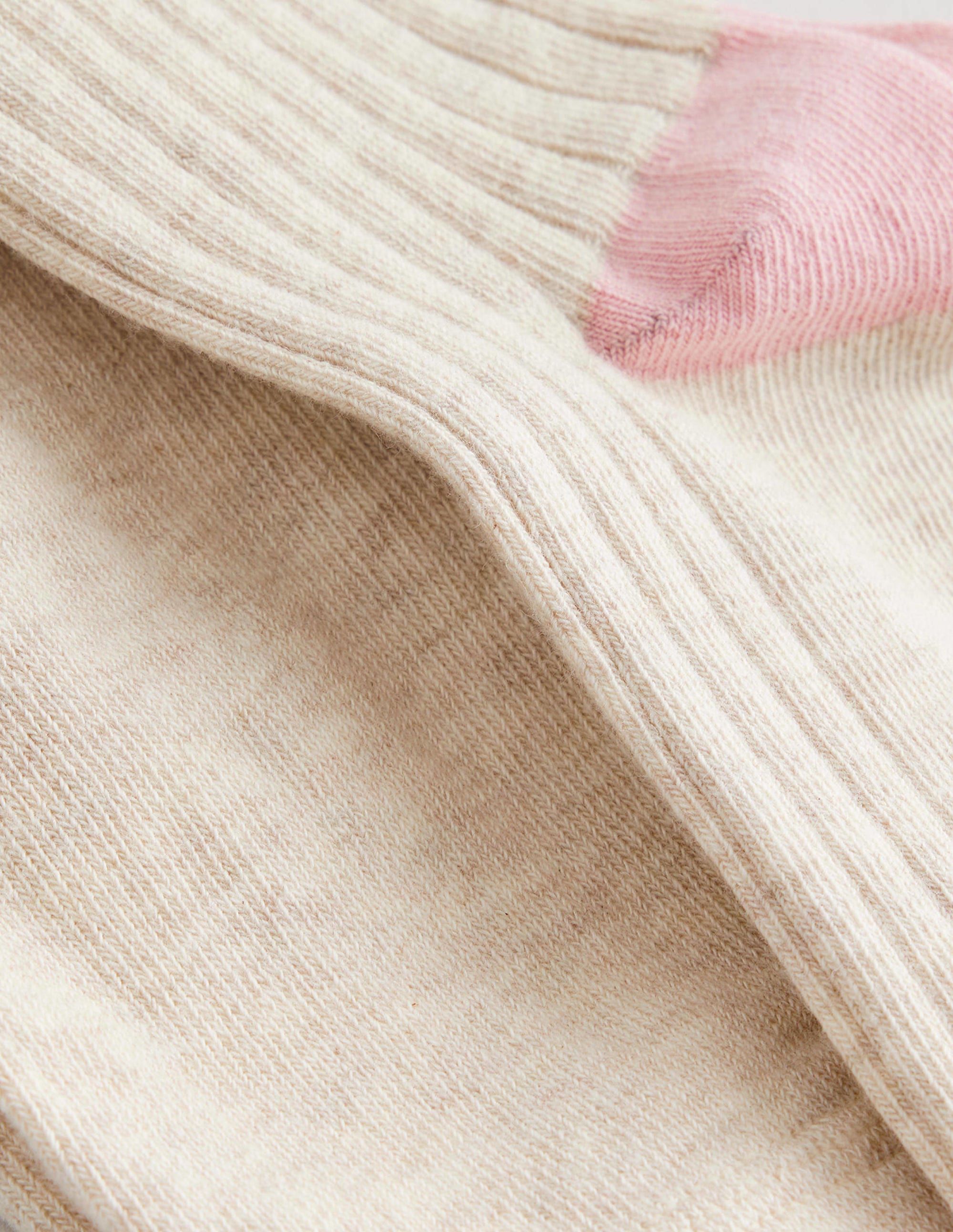 Strumpfhose aus Rippstrick-Beige - Image 3