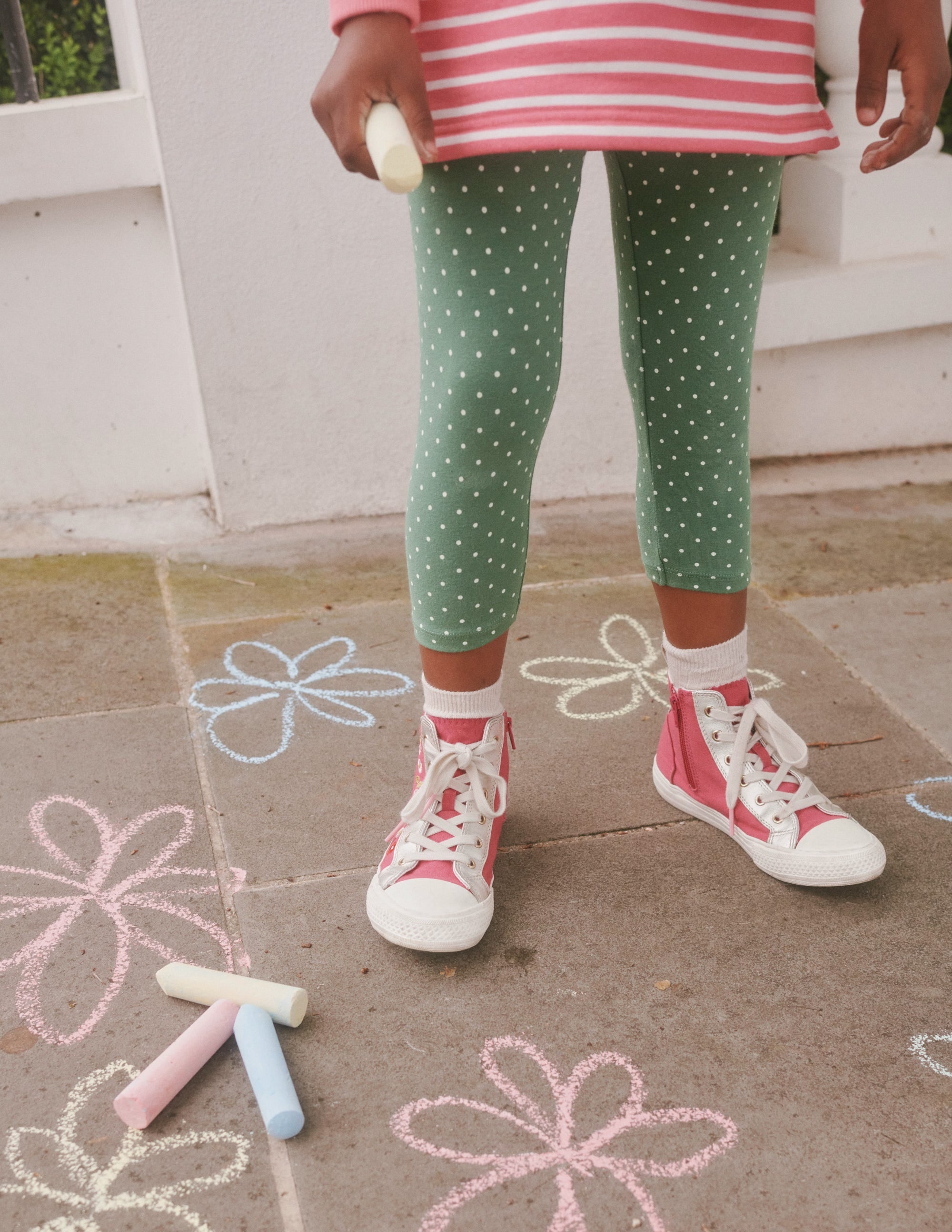 7/8-Leggings im 5er-Pack-Bunt, Getupft - Image 4