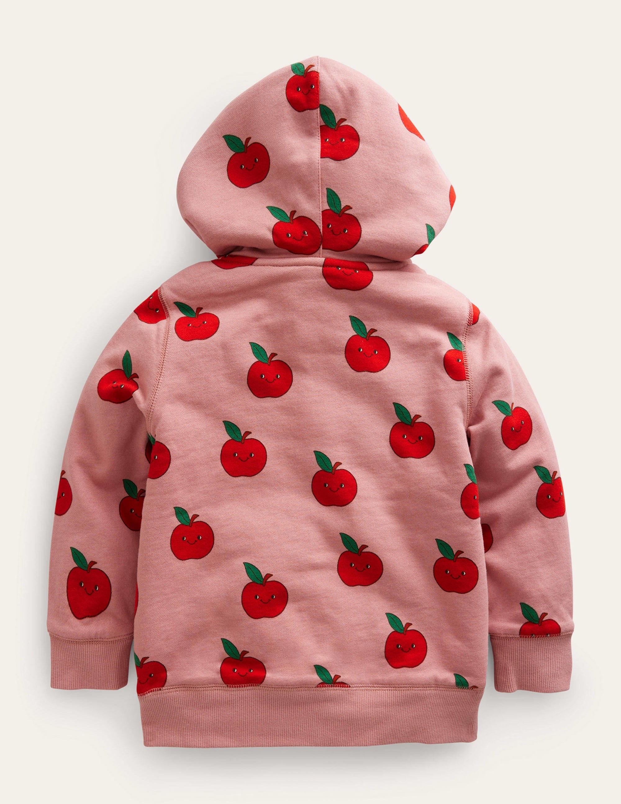 Kapuzenpulli mit Zottelfutter-Französisches Rosa Äpfel - Image 2