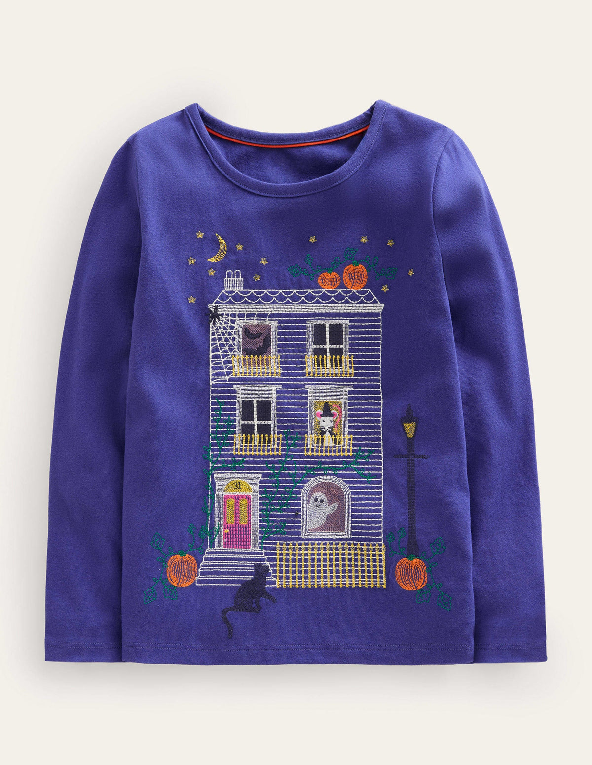 T-Shirt mit Superstitch-Steuerbord Blau Spukhaus - Image 1