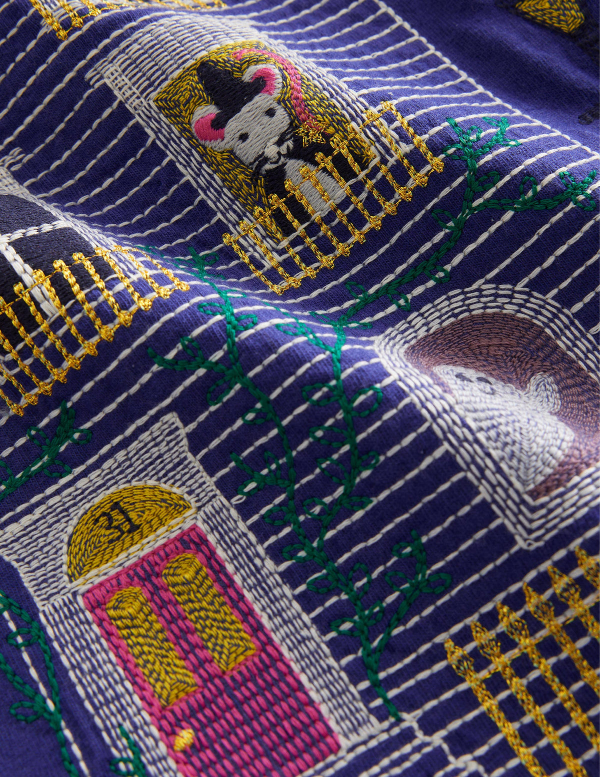 T-Shirt mit Superstitch-Steuerbord Blau Spukhaus - Image 3